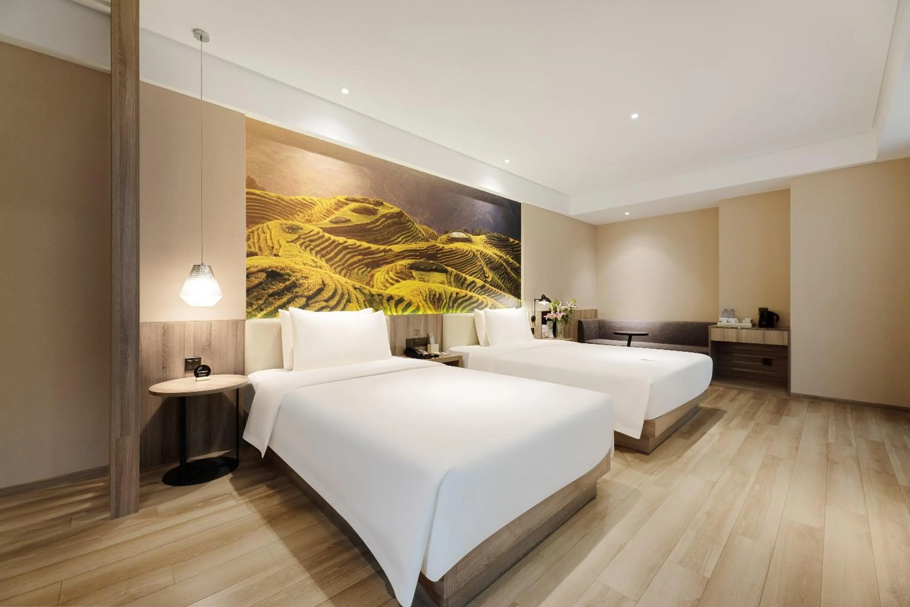 Bed in Atour Hotel Nanning Nanhu Subway Station