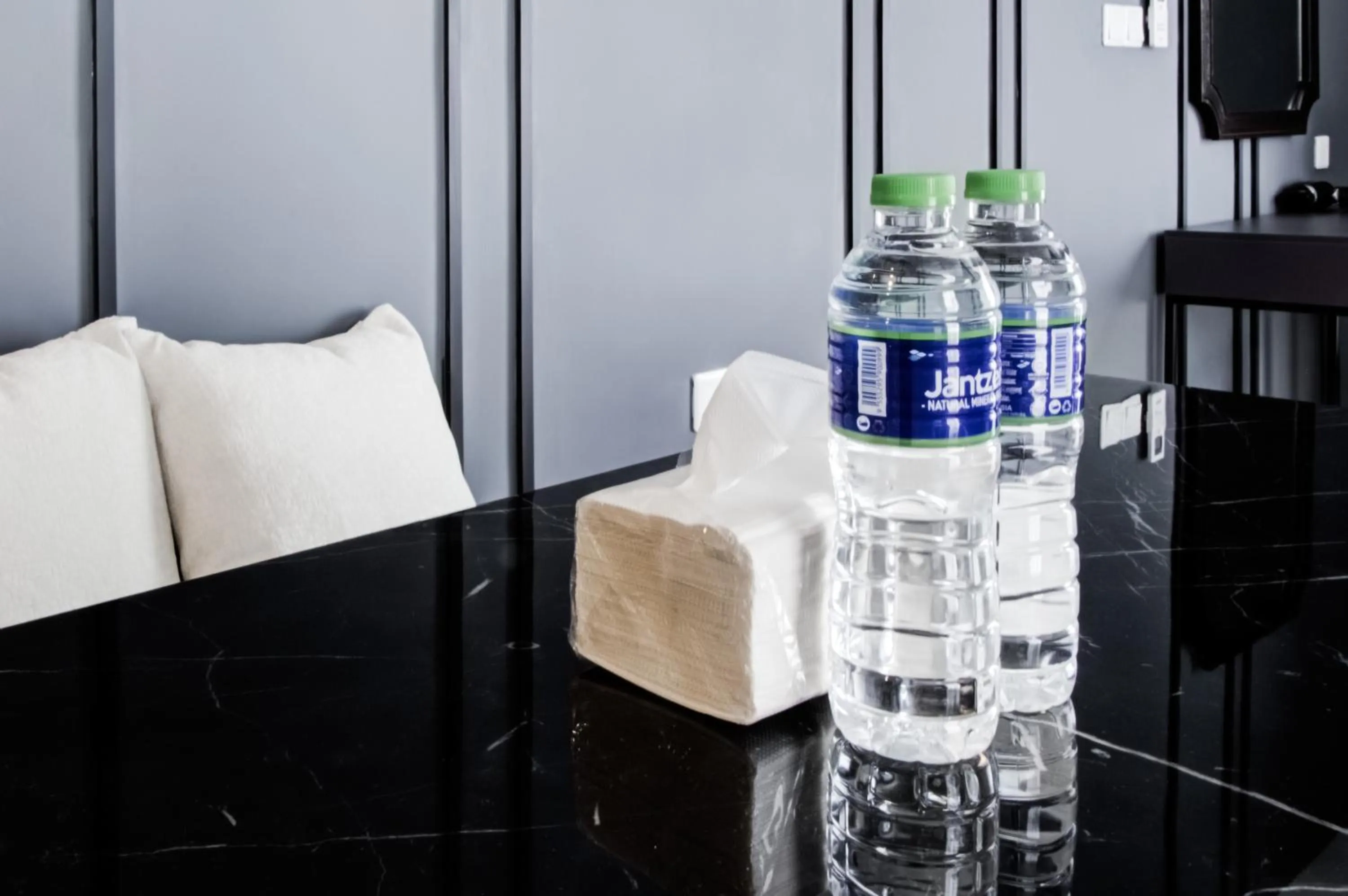 Decorative detail in Axon Residence at Pavilion KLCC KL Tower view by KIMIRO