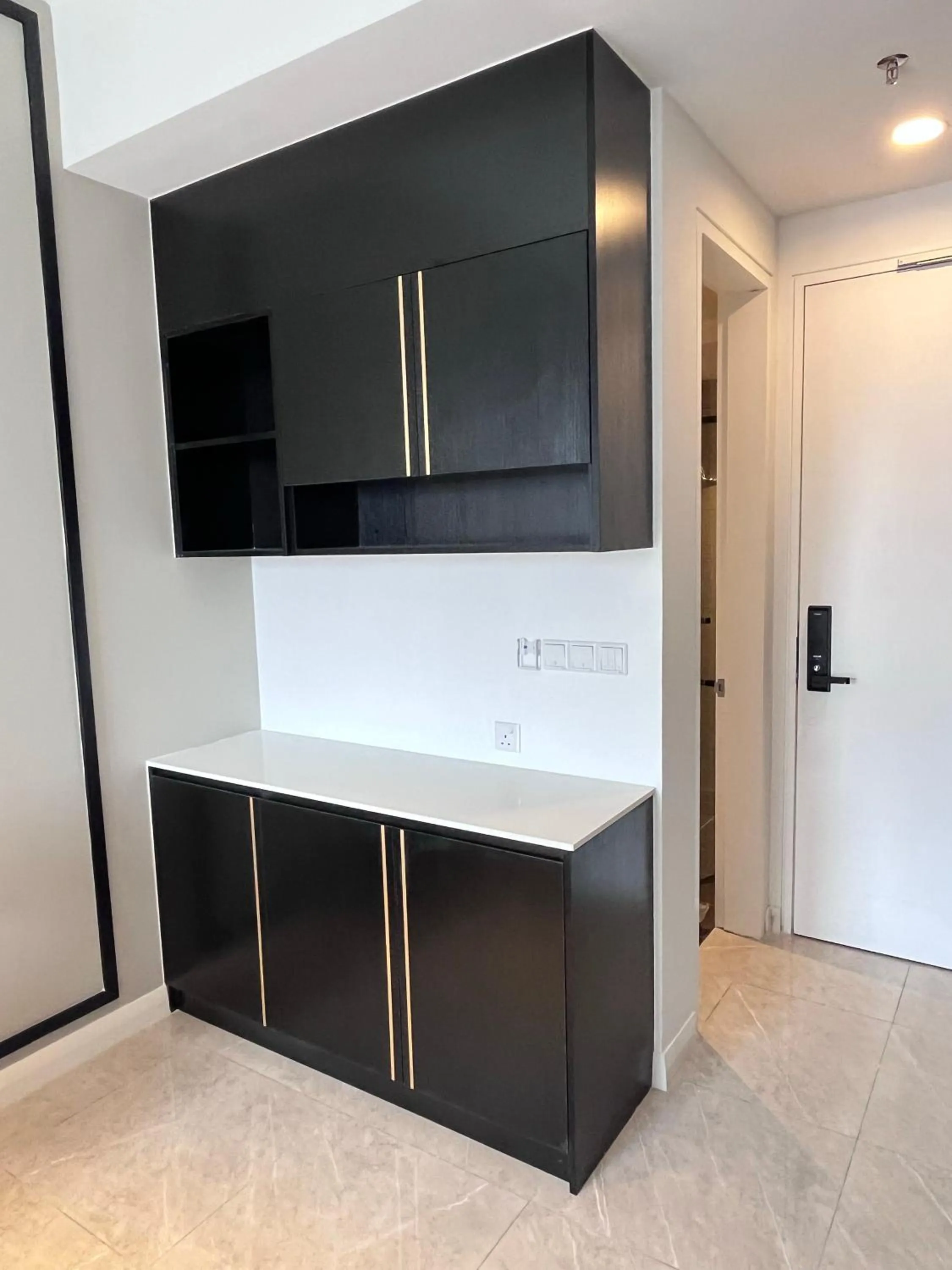 wardrobe in Axon Residence at Pavilion KLCC KL Tower view by KIMIRO