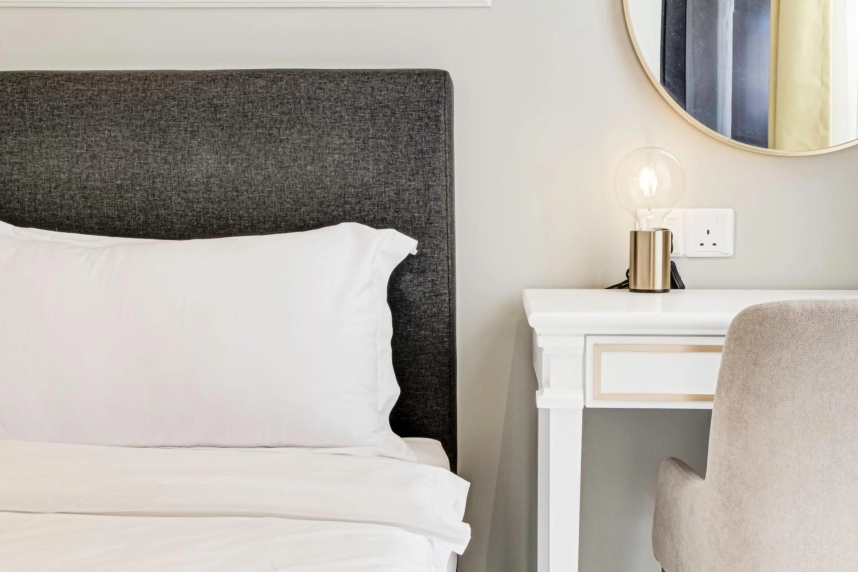 Bedroom, Bed in Axon Residence at Pavilion KLCC KL Tower view by KIMIRO