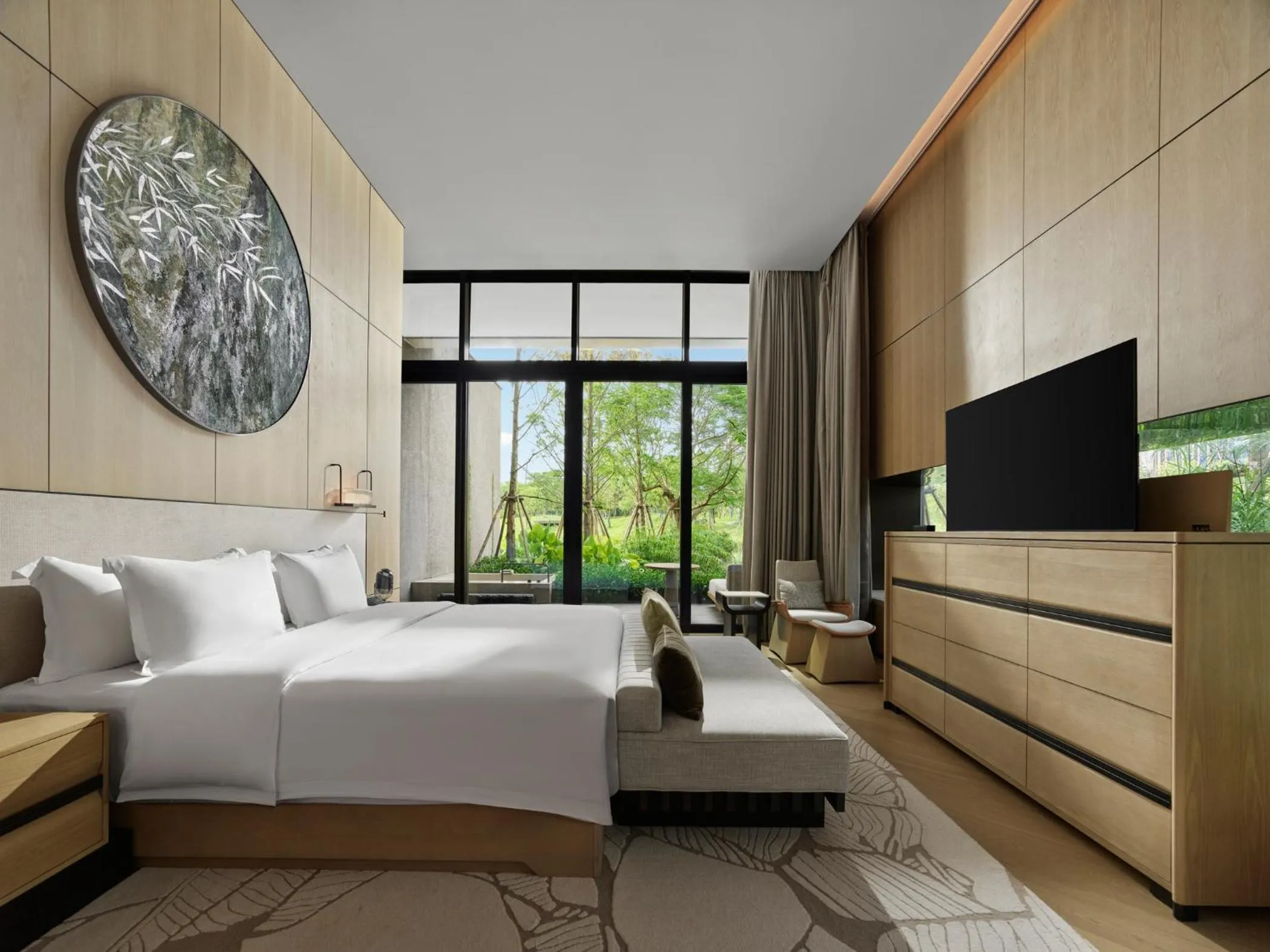 Bed in Banyan Tree Dongguan Songshan Lake