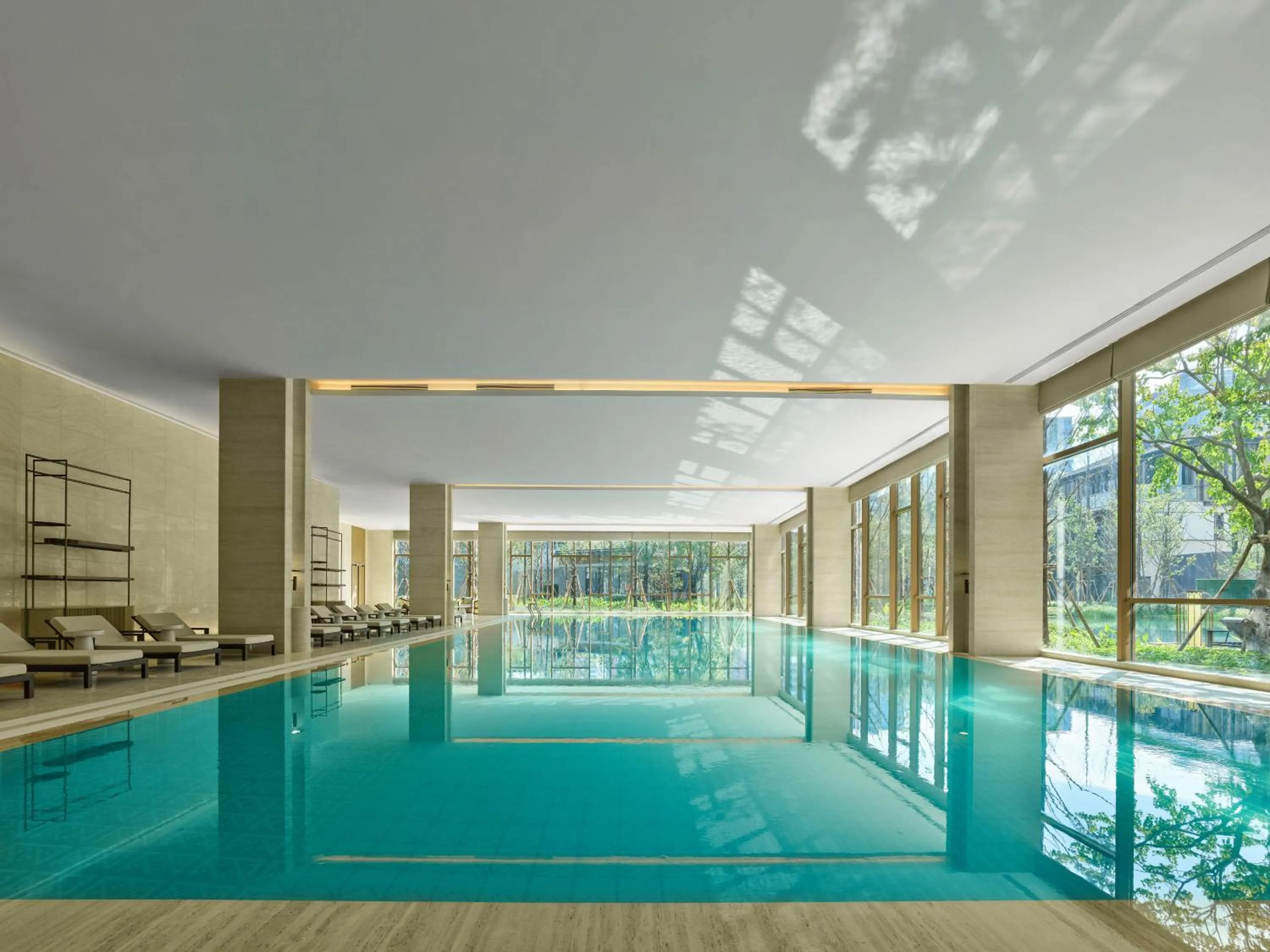Swimming pool in Banyan Tree Dongguan Songshan Lake