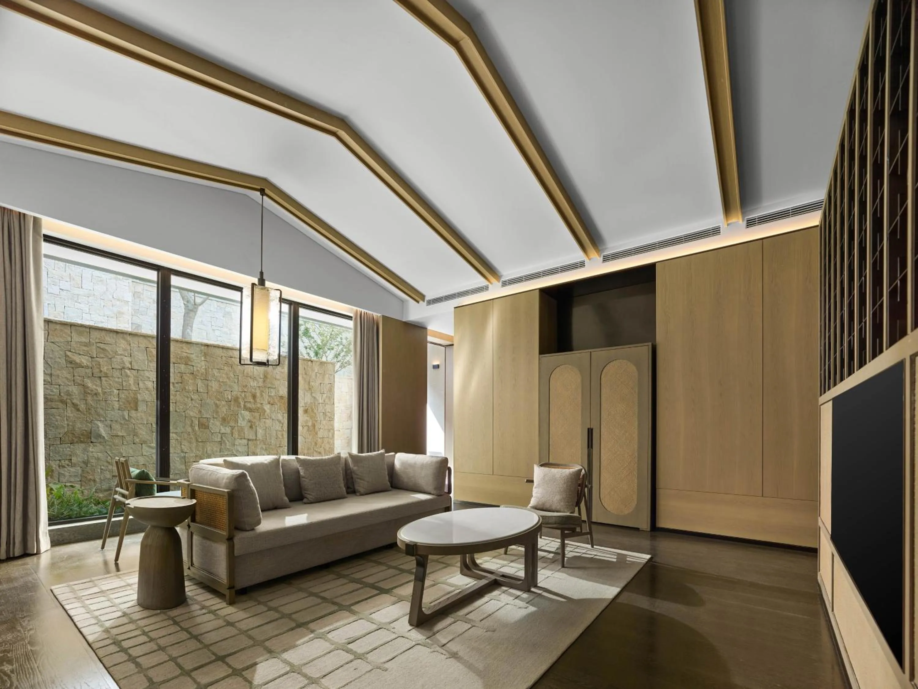 Living room in Banyan Tree Dongguan Songshan Lake