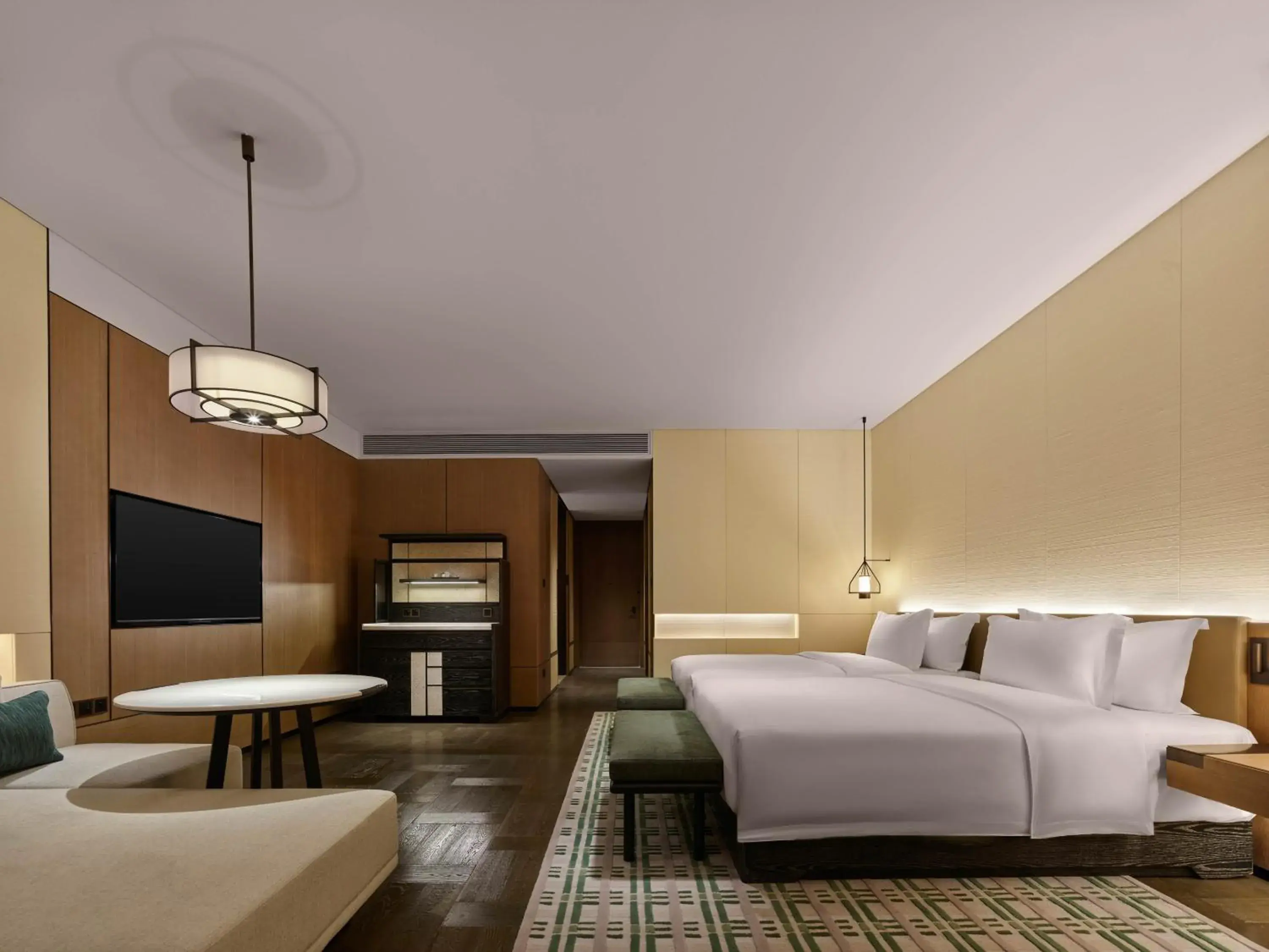 Bed in Banyan Tree Dongguan Songshan Lake Bed in Banyan Tree Dongguan Songshan Lake