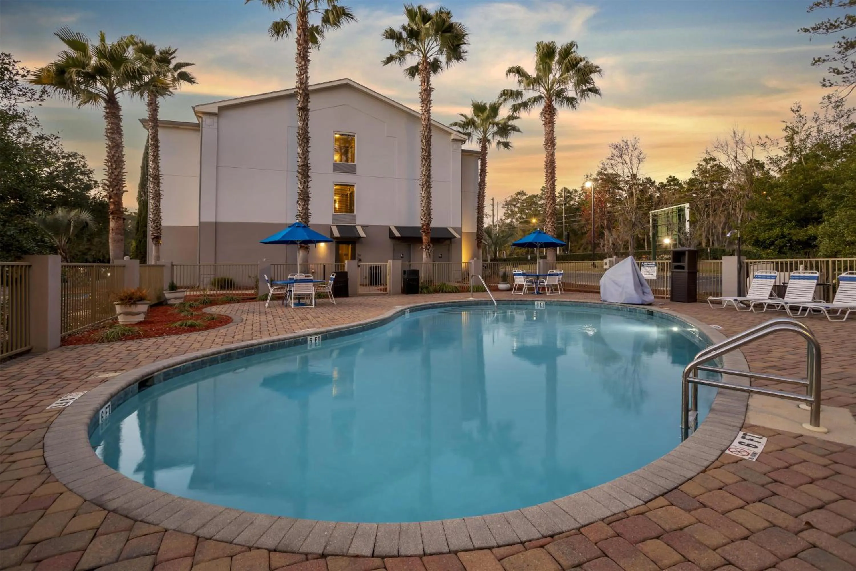 Pool view in Best Western Plus Tallahassee North Hotel