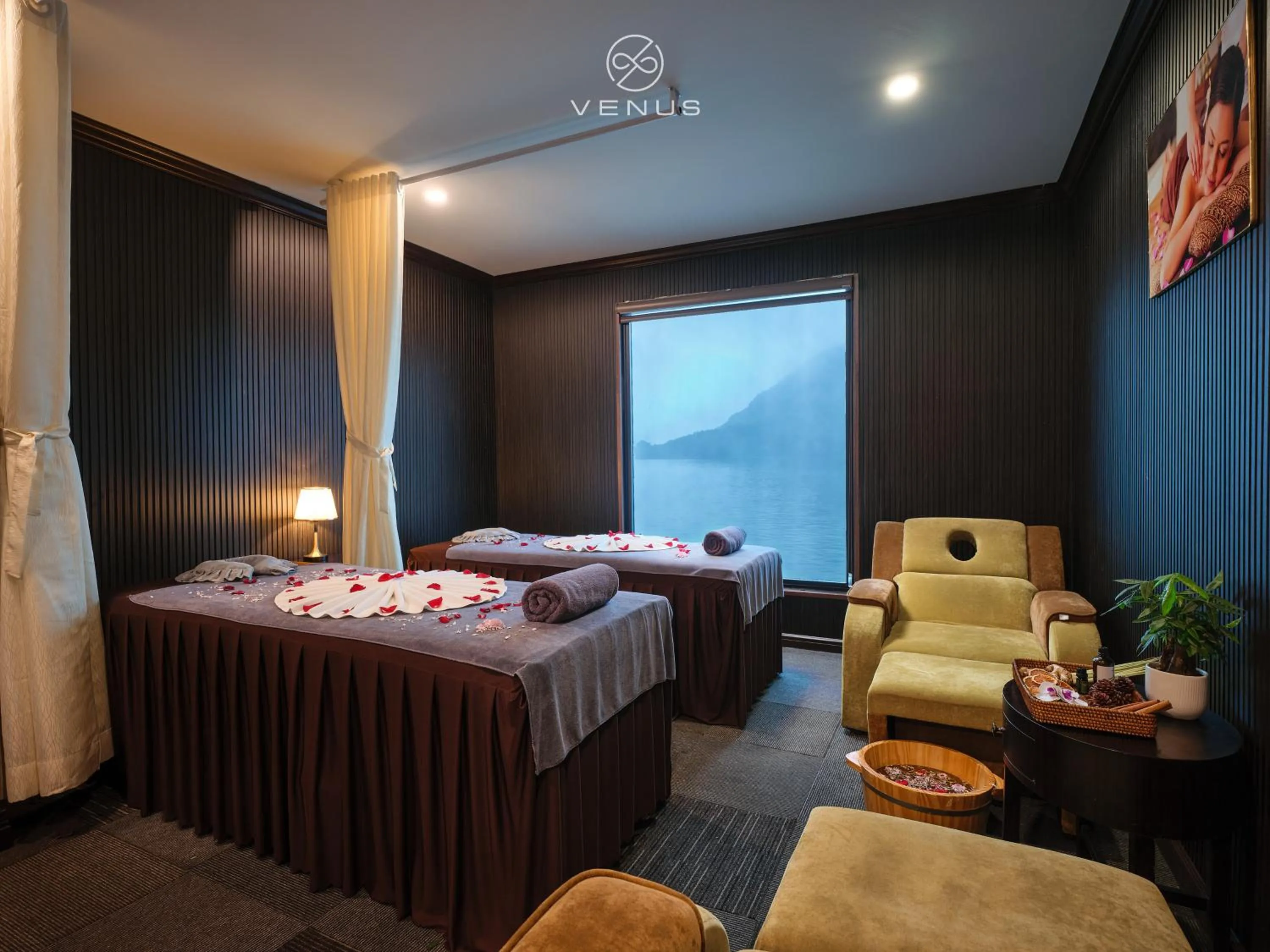 Natural landscape, Bed in Venus Cruises Halong Bay by Venus Group