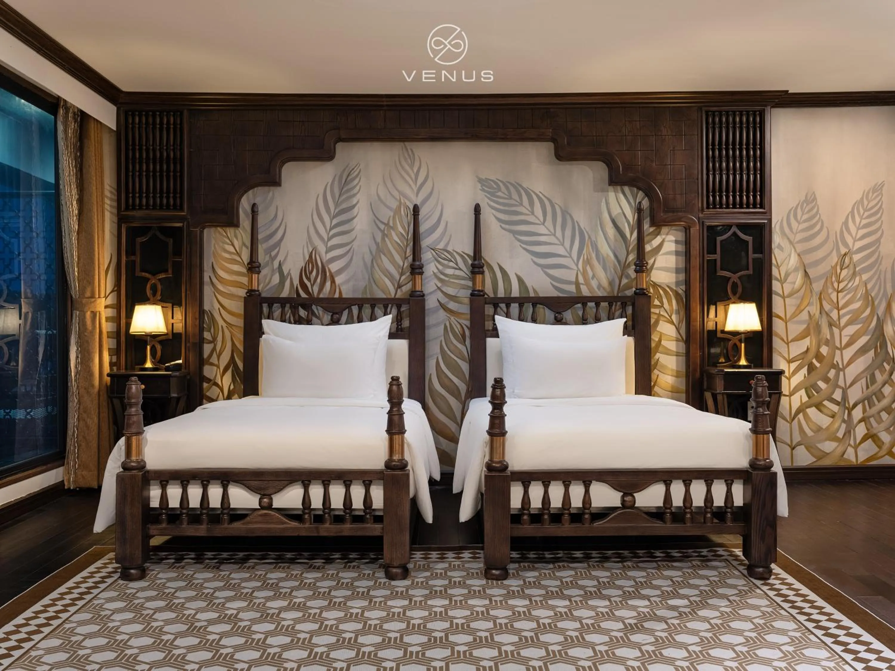 Bed in Venus Cruises Halong Bay by Venus Group