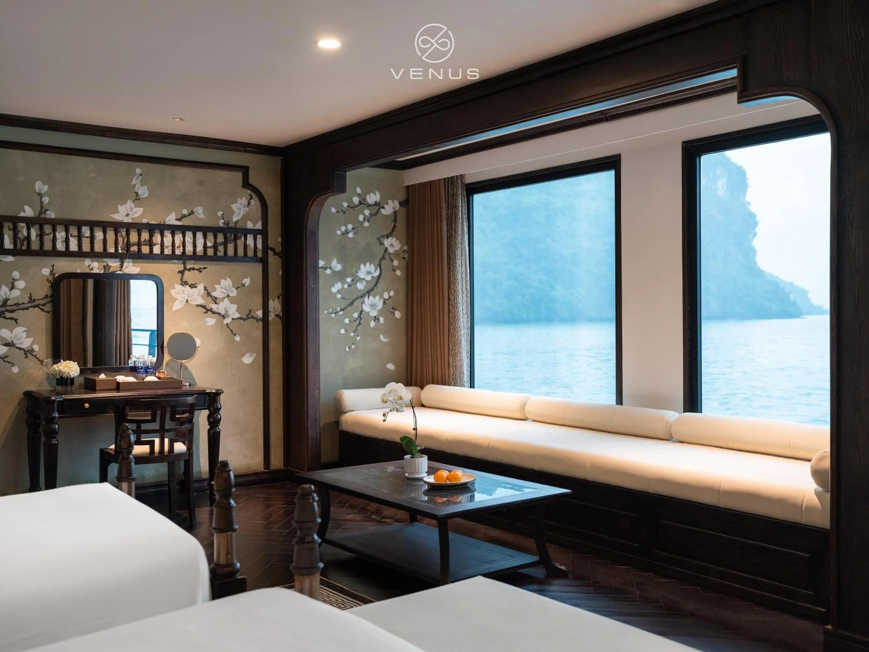 Natural landscape, Bed in Venus Cruises Halong Bay by Venus Group