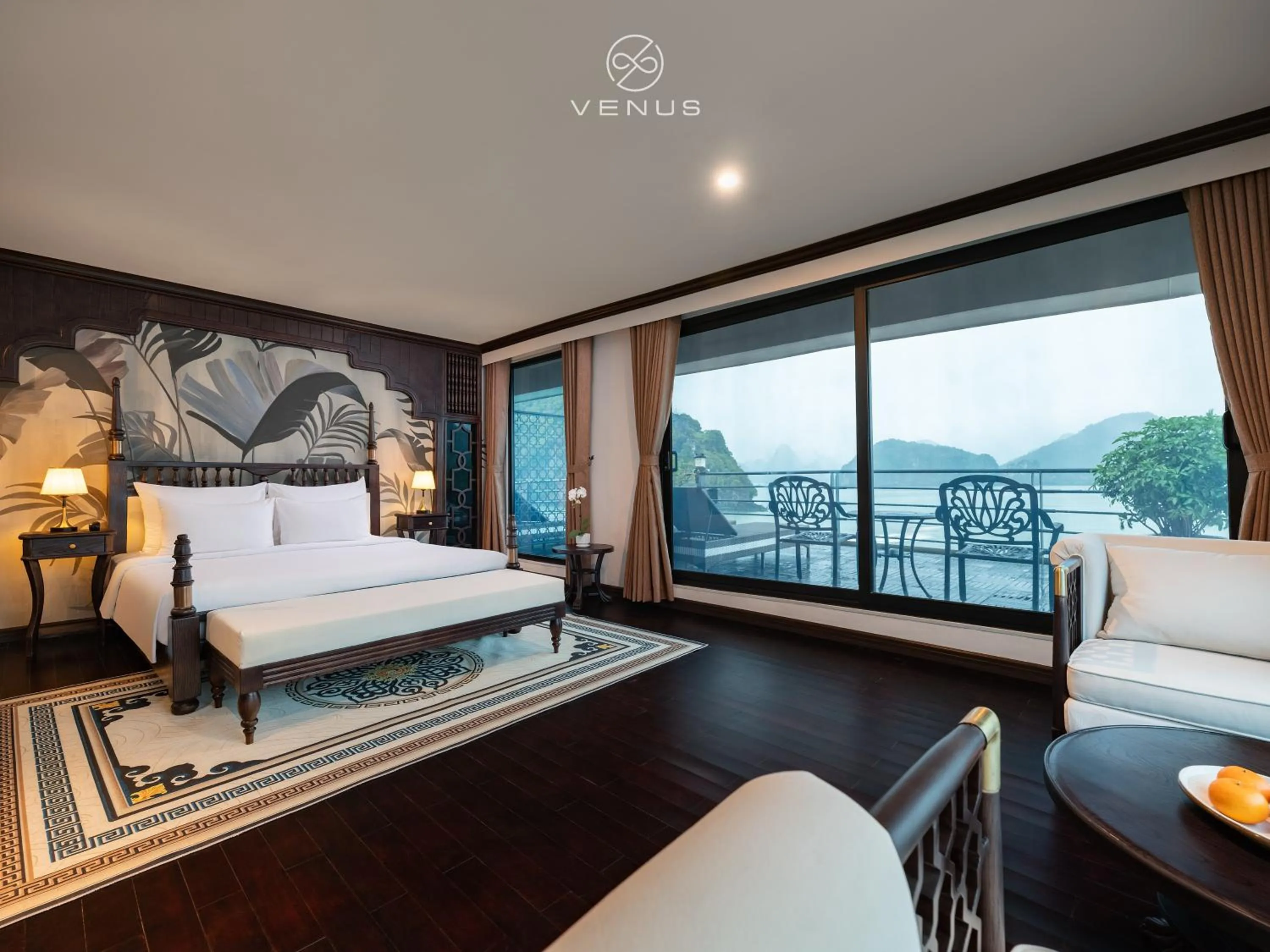 Bed in Venus Cruises Halong Bay by Venus Group