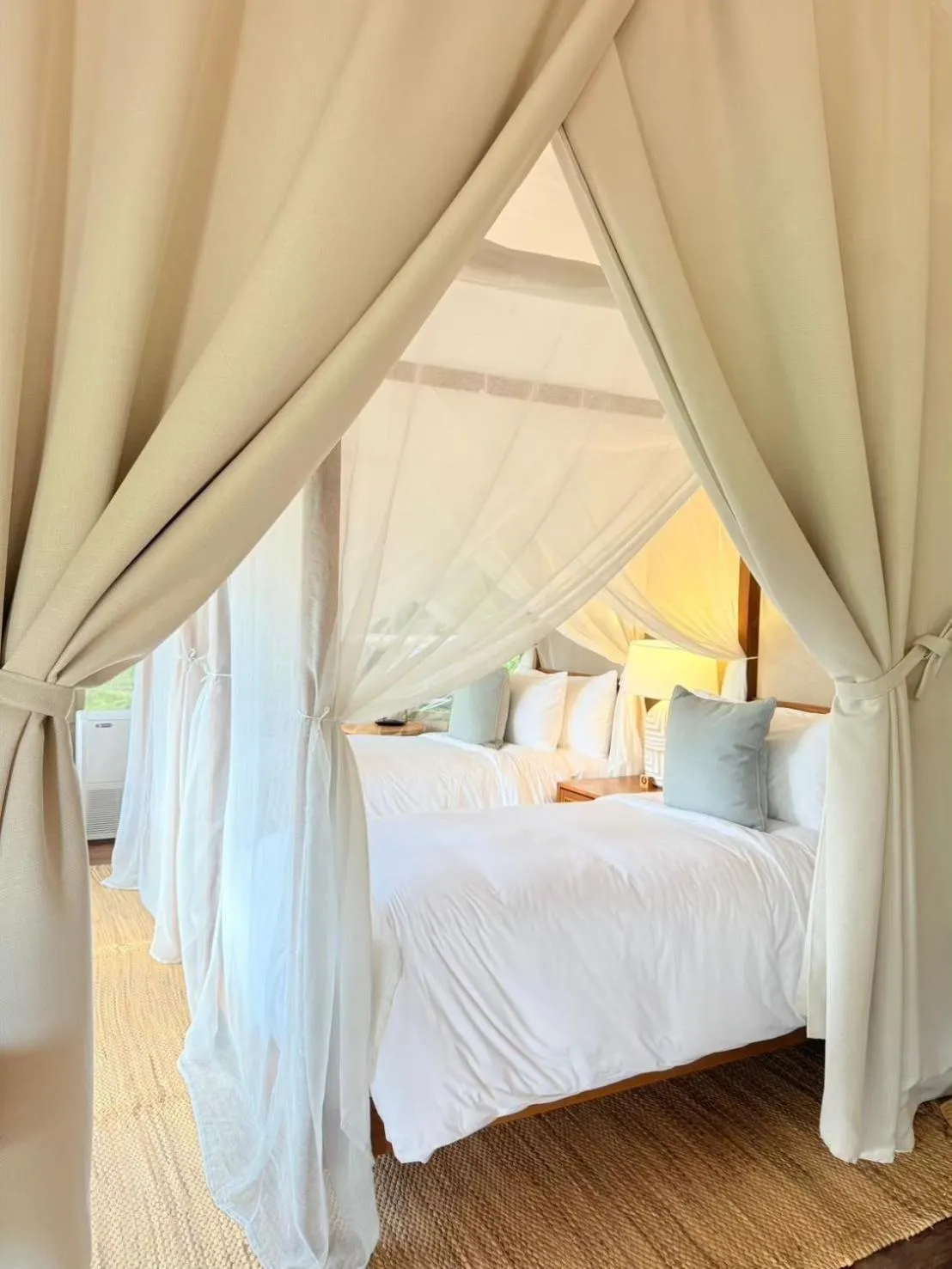 Bed in Tantawan Tented Camp by Dusit, Chiang Rai