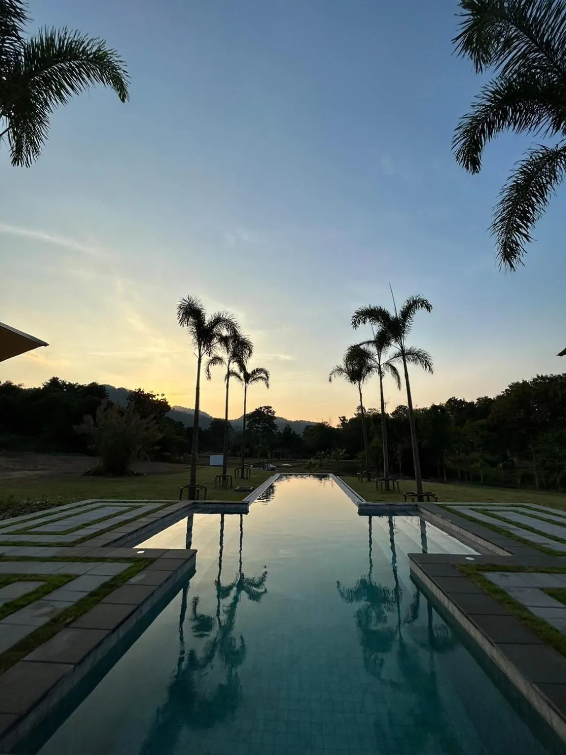 Swimming pool in Tantawan Tented Camp by Dusit, Chiang Rai