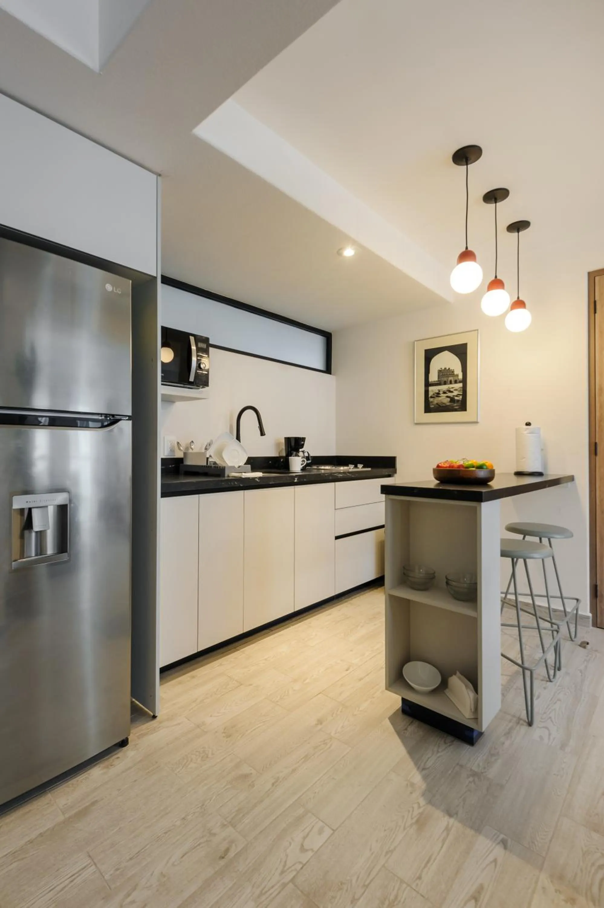 Kitchen or kitchenette in Choapan 28 - Lux Apartments in Condesa
