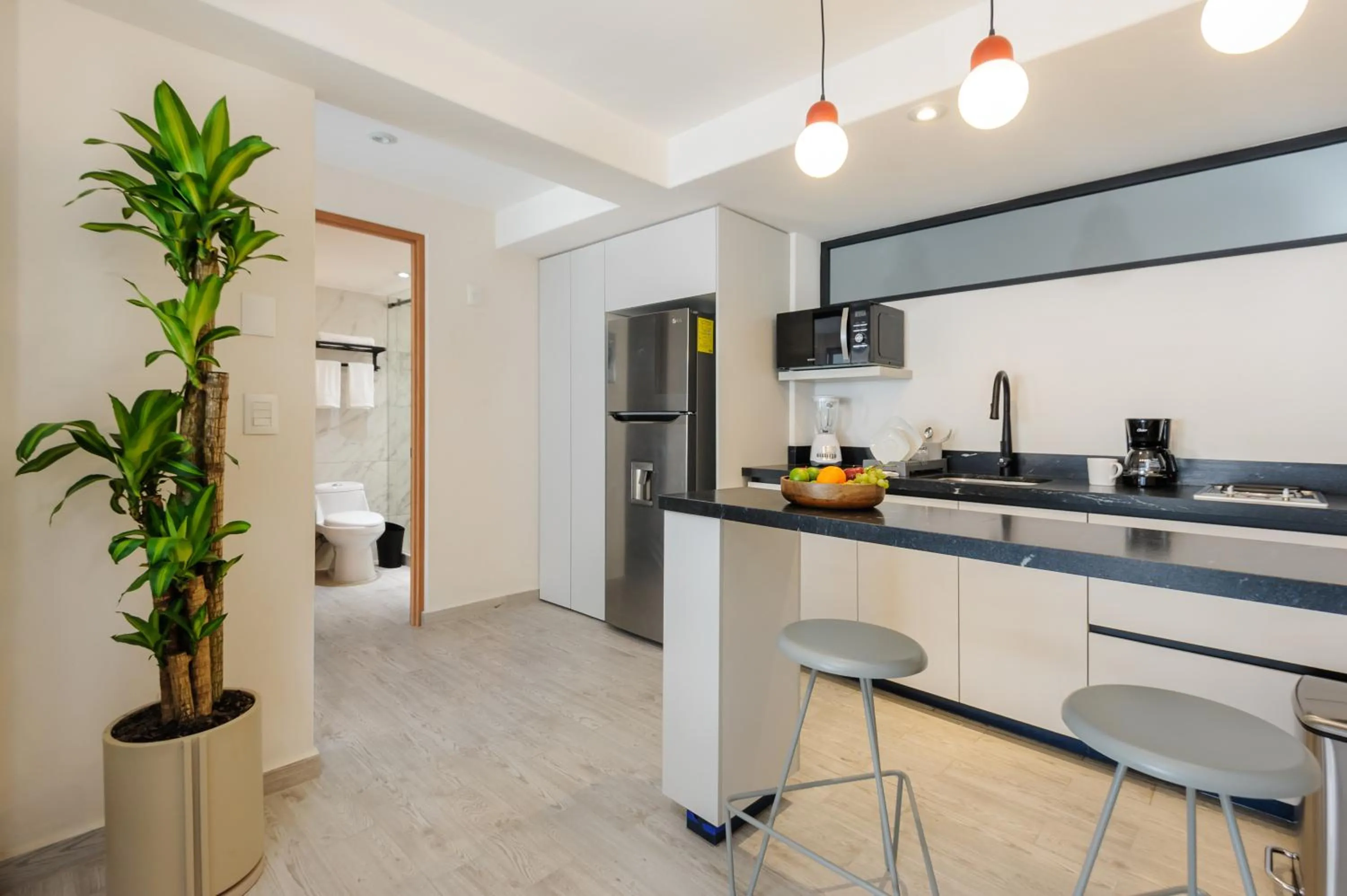 Kitchen or kitchenette in Choapan 28 - Lux Apartments in Condesa