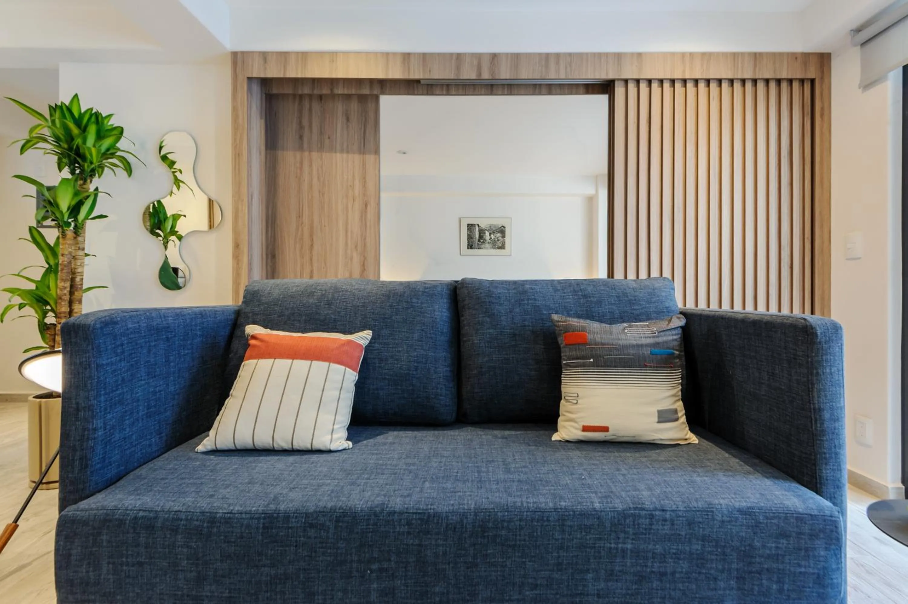 Living room in Choapan 28 - Lux Apartments in Condesa