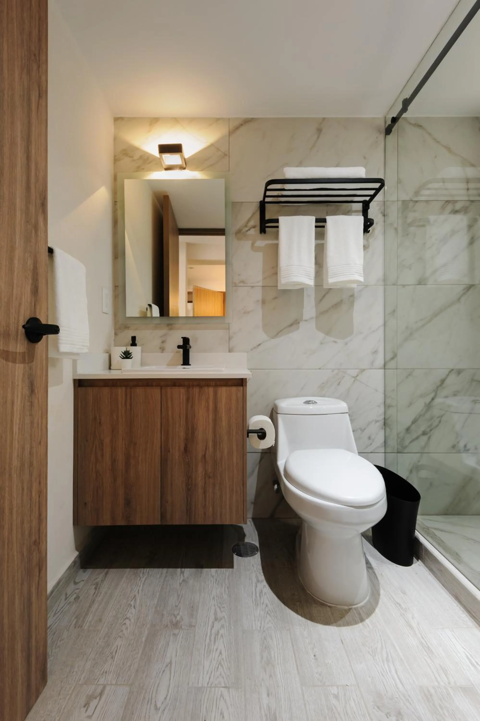 Toilet in Choapan 28 - Lux Apartments in Condesa