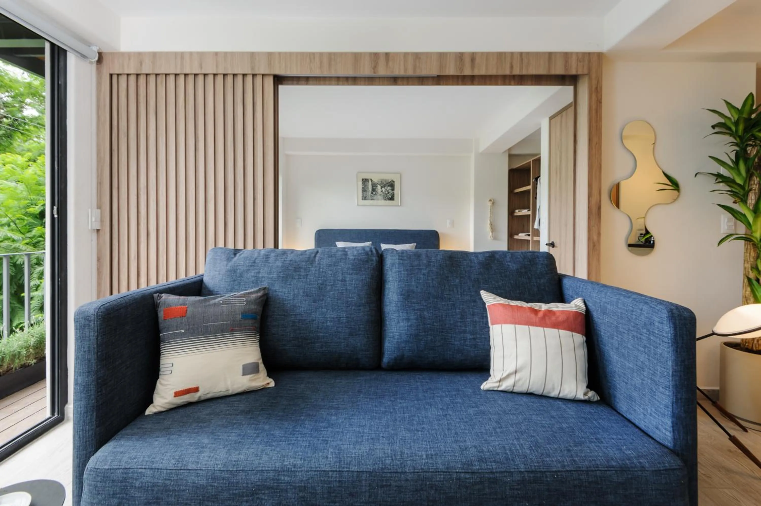 Living room in Choapan 28 - Lux Apartments in Condesa