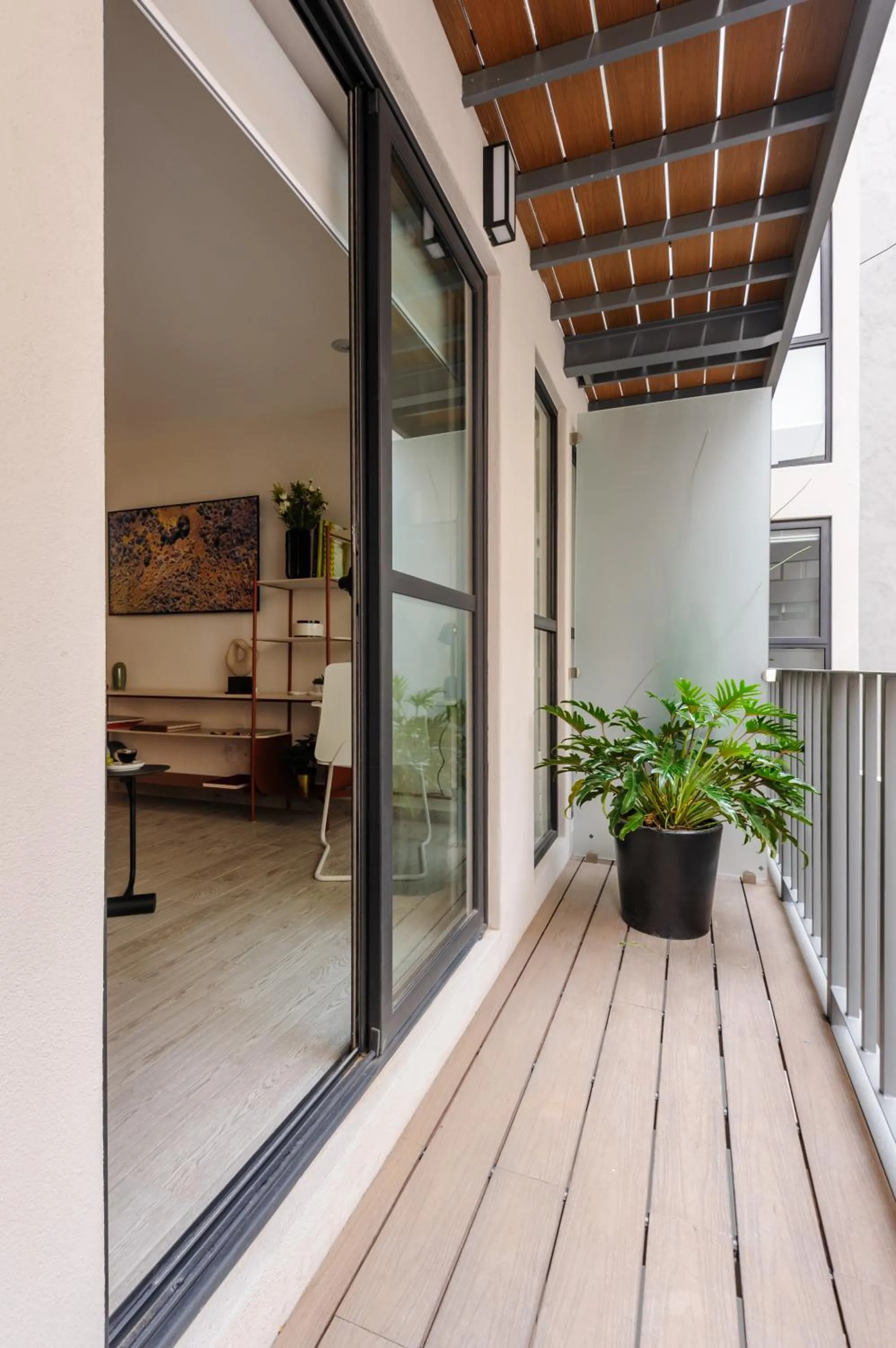 Balcony/Terrace in Choapan 28 - Lux Apartments in Condesa
