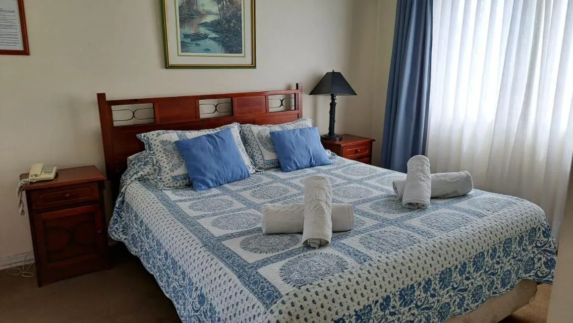 Bed in Hotel Doria