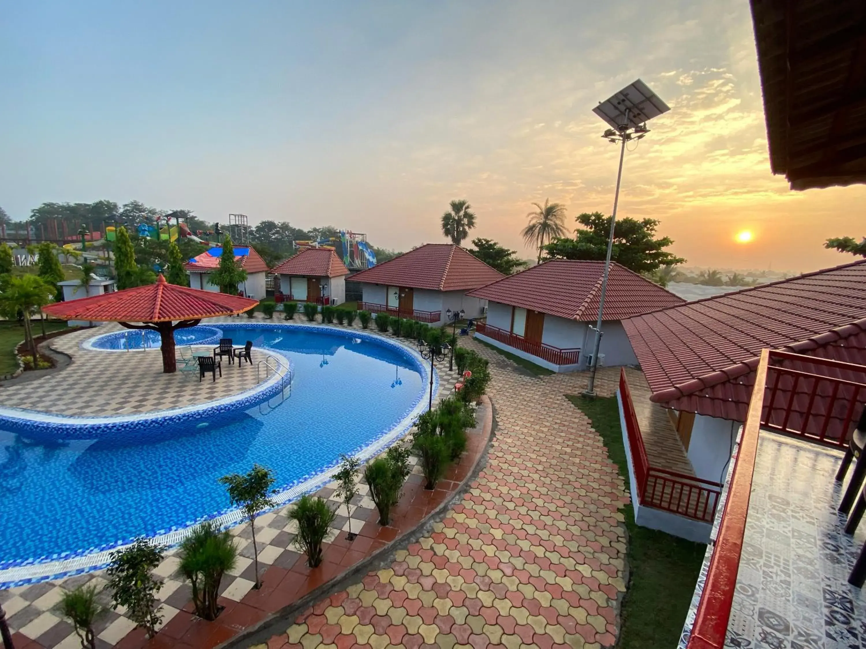 Pool view in DAN Resorts & Weddings Pool view in DAN Resorts & Weddings