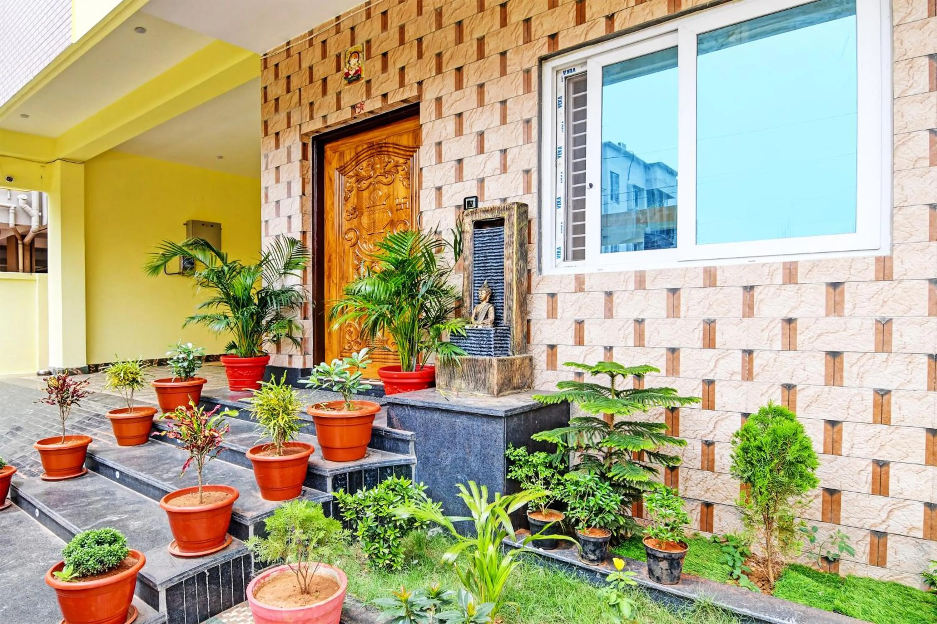 Facade/entrance in Hotel O SRI SAI PALACE