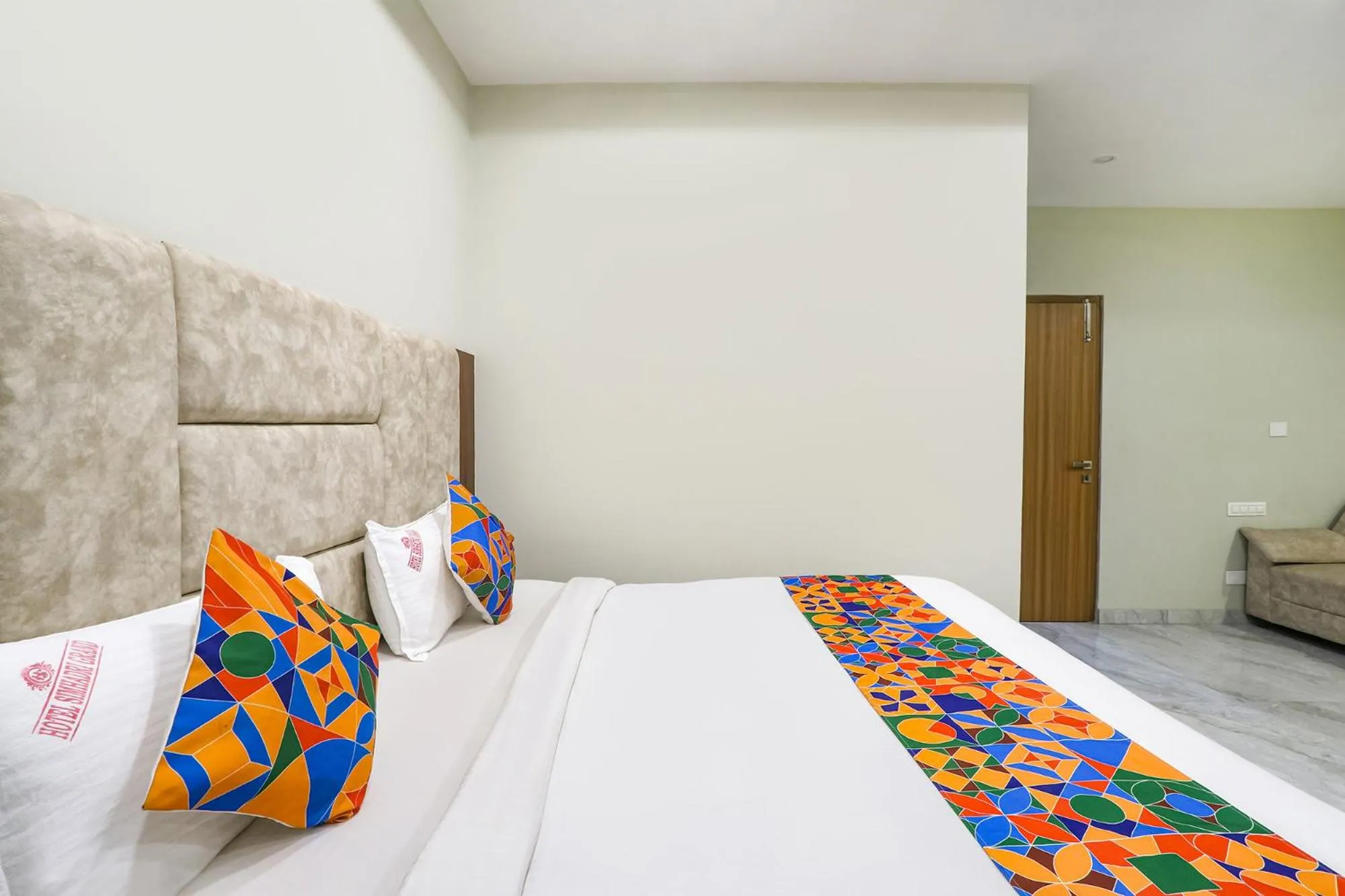 Bed in FabHotel Simhadri Grand-Nr Khammam Railway Station