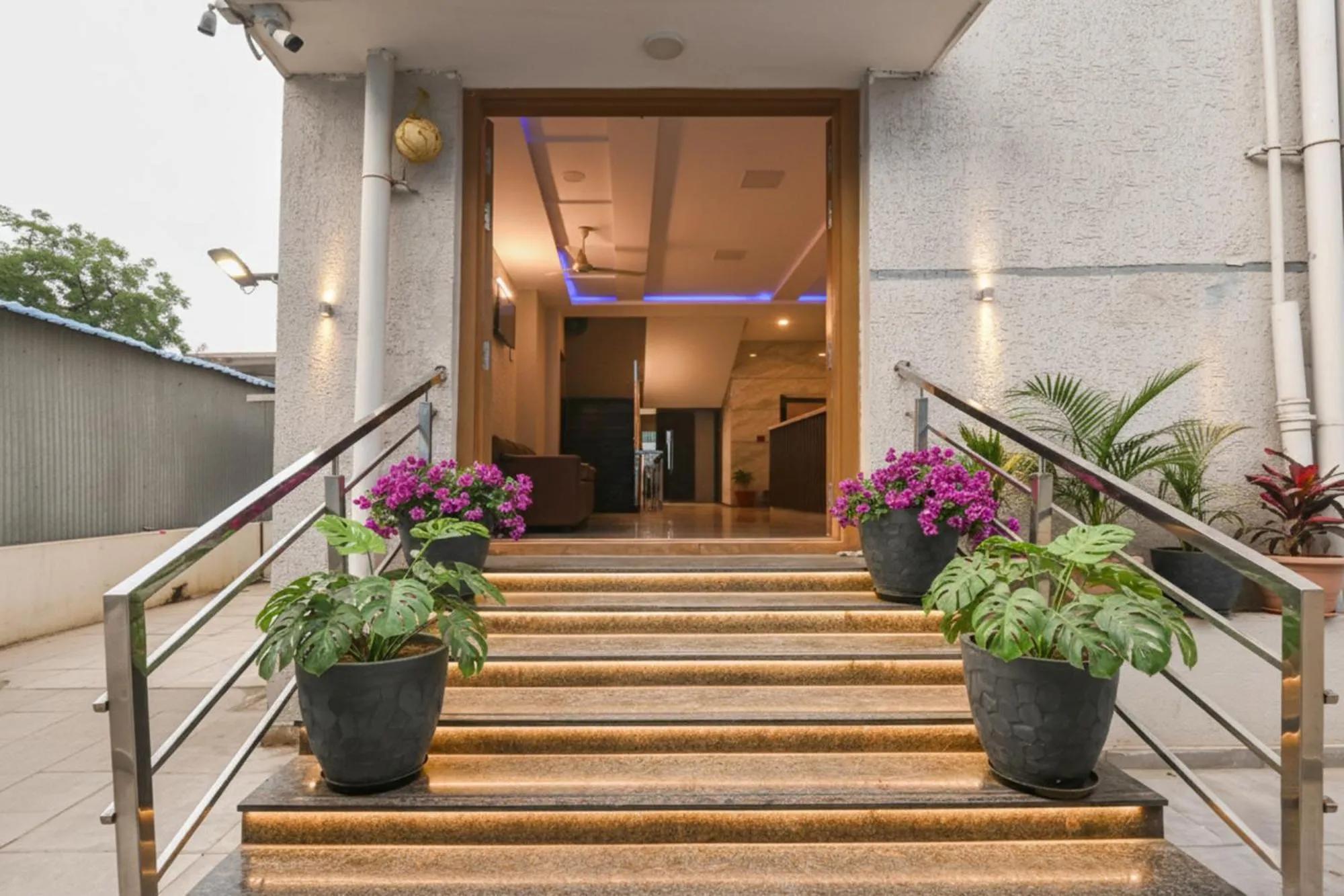 Facade/entrance in FabHotel Simhadri Grand-Nr Khammam Railway Station