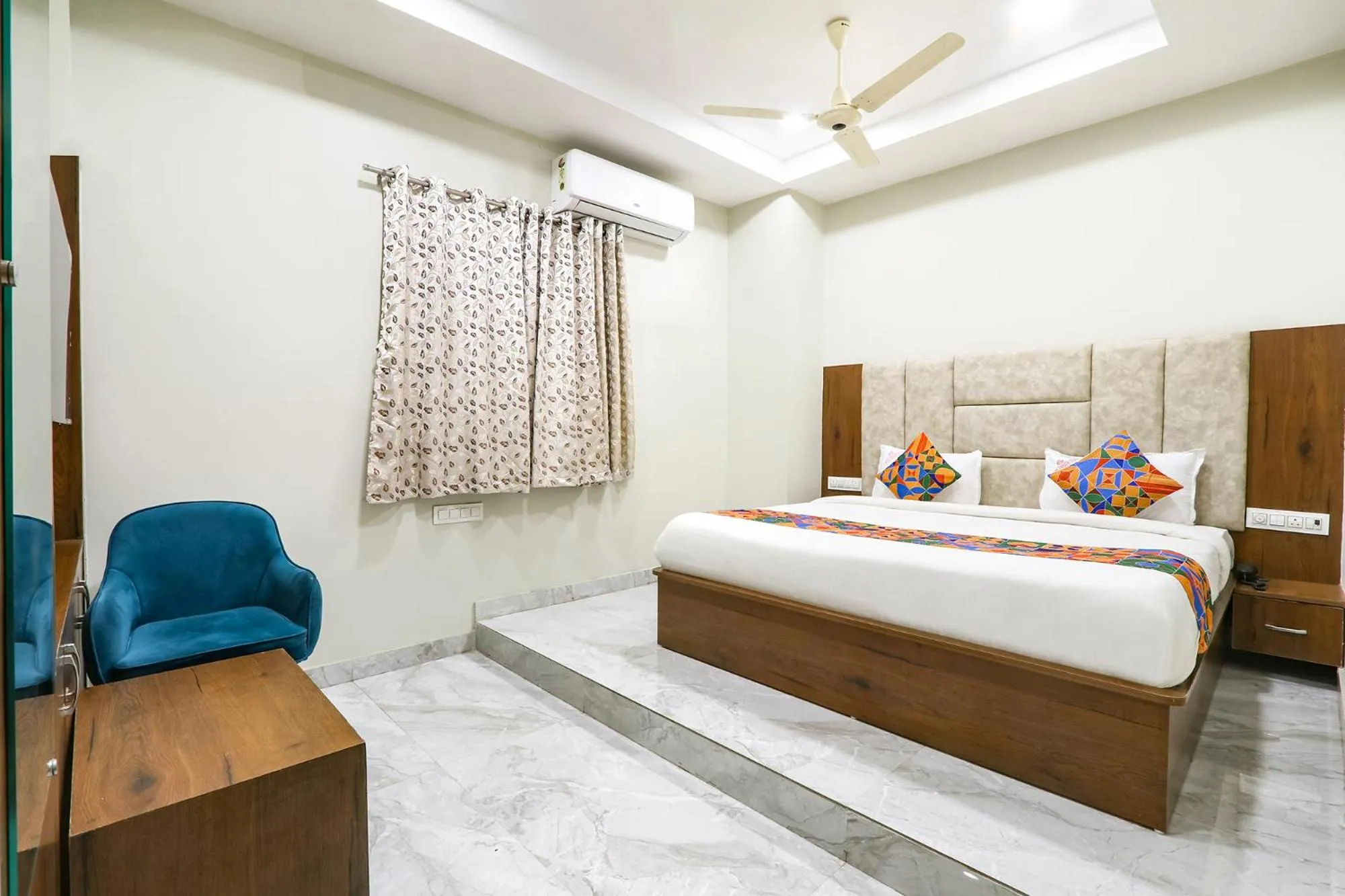 Bed in FabHotel Simhadri Grand-Nr Khammam Railway Station