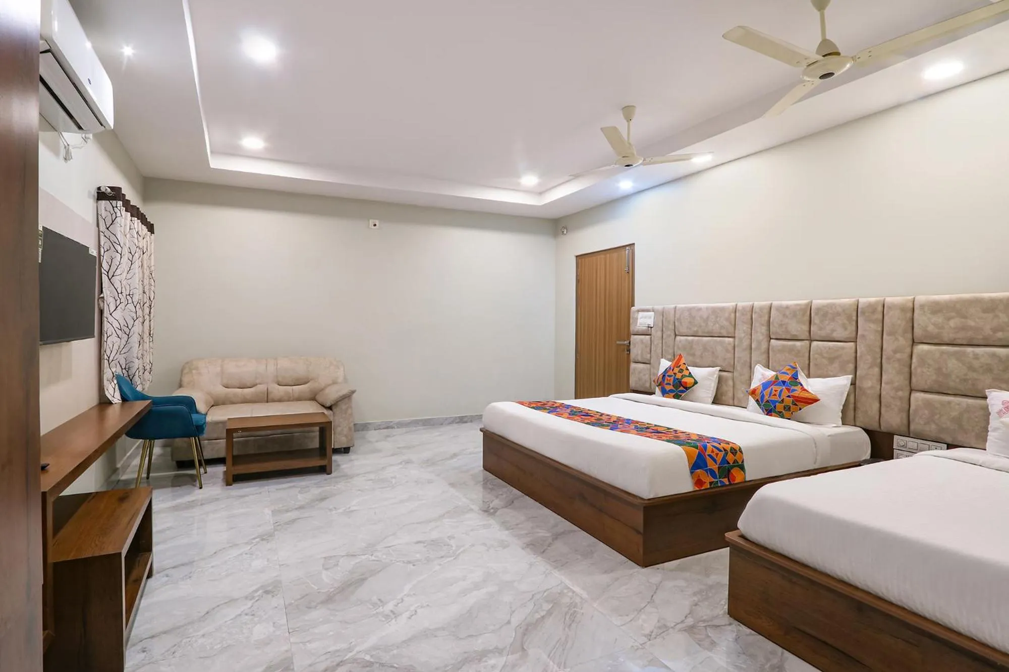Bed in FabHotel Simhadri Grand-Nr Khammam Railway Station