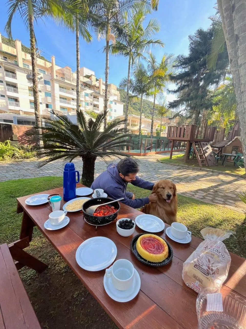 Garden in Chalés do Holandês Eco Pousada