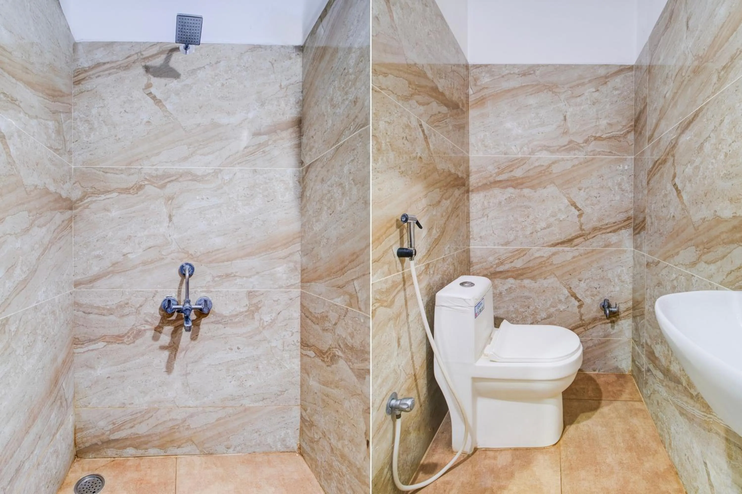 Bathroom in Super Hotel O Ramavarapadu Near PVR Icon