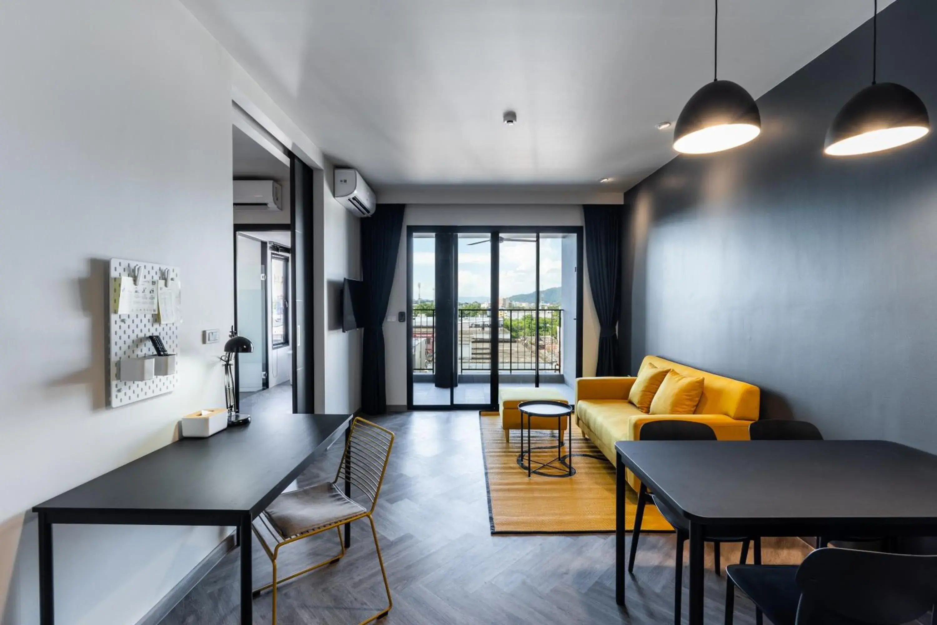 Living room in Blu Monkey Hub and Hotel Krabi Town Living room in Blu Monkey Hub and Hotel Krabi Town