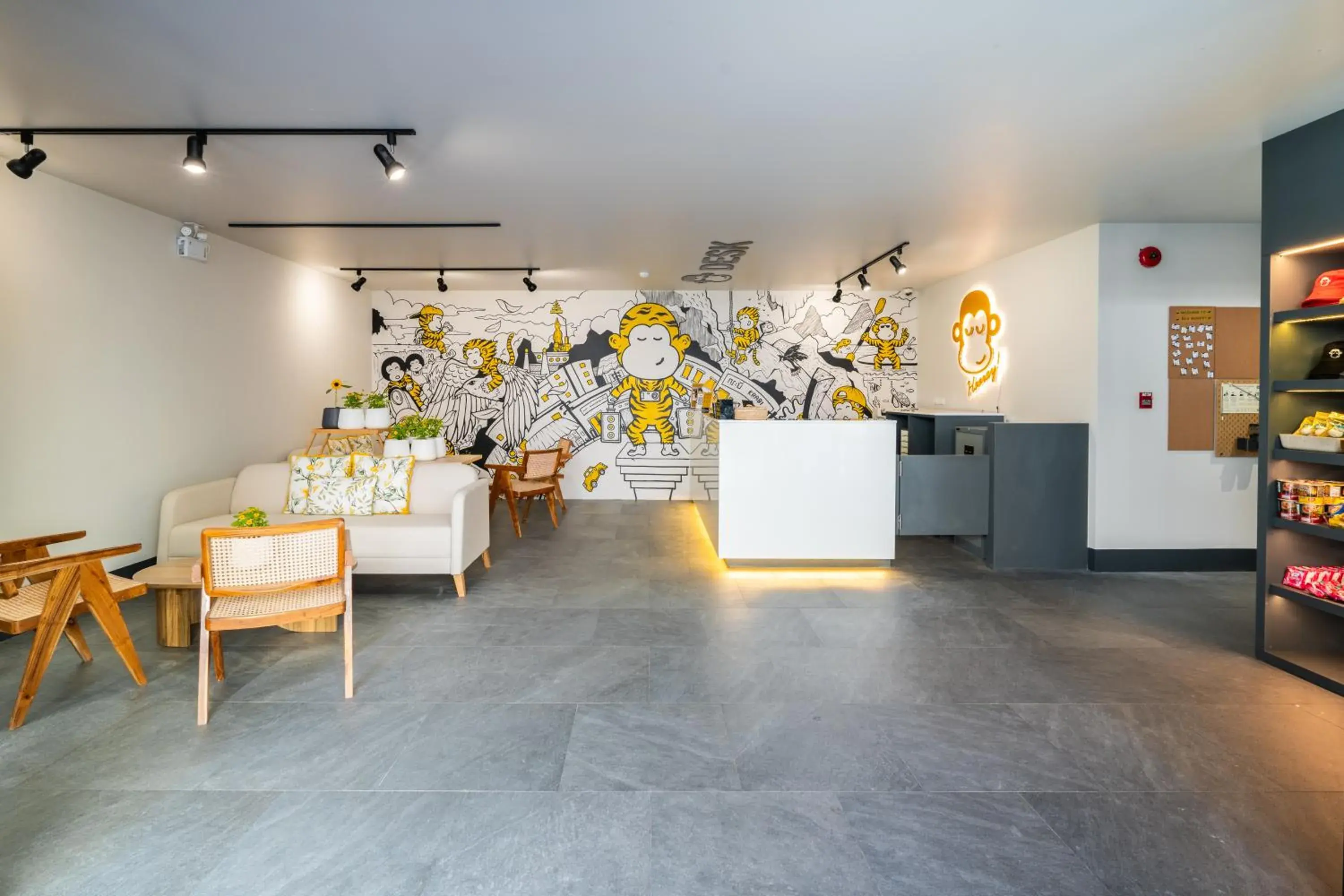 Lobby or reception in Blu Monkey Hub and Hotel Krabi Town Lobby or reception in Blu Monkey Hub and Hotel Krabi Town