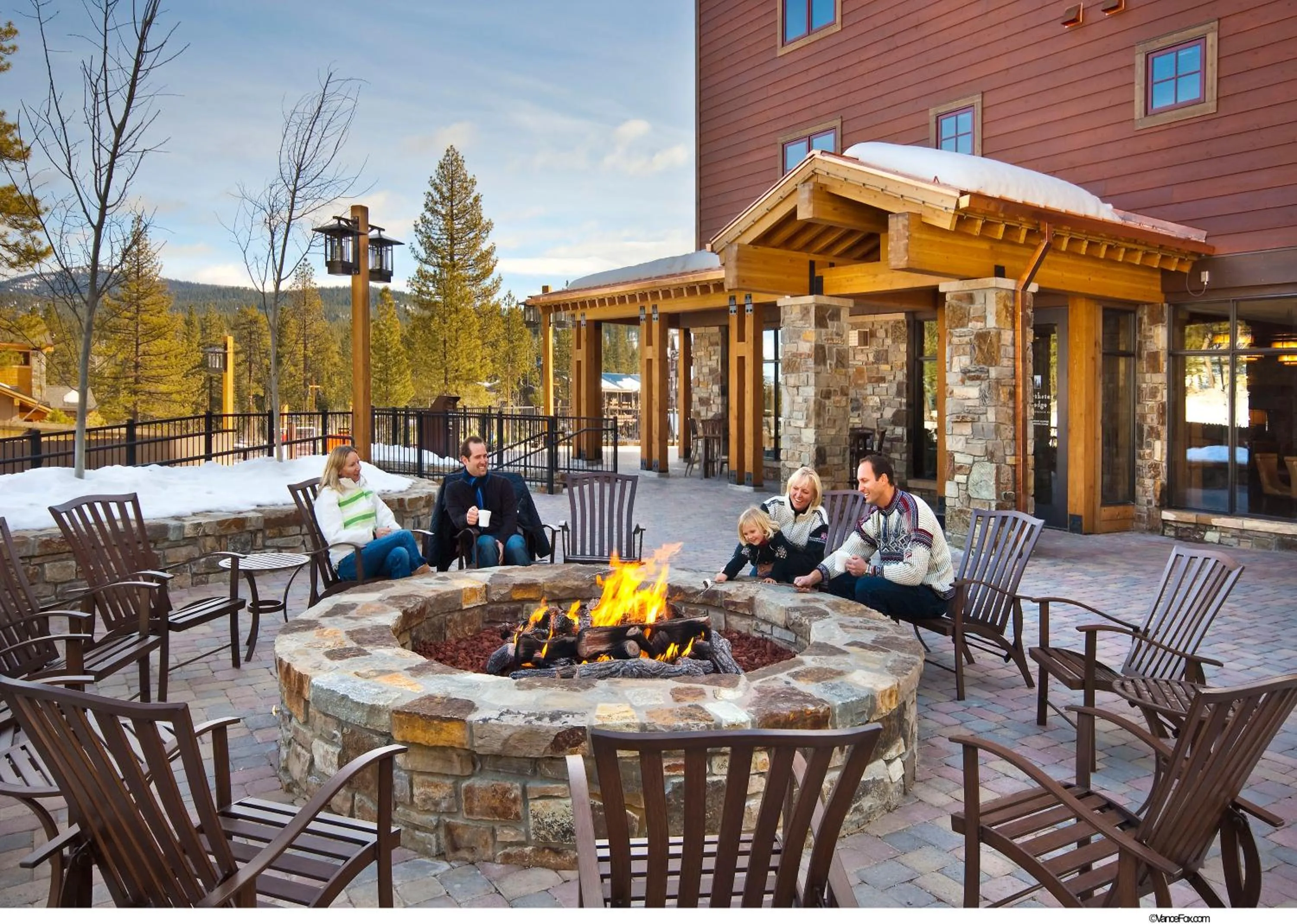 Patio in Hyatt Vacation Club at Northstar Lodge