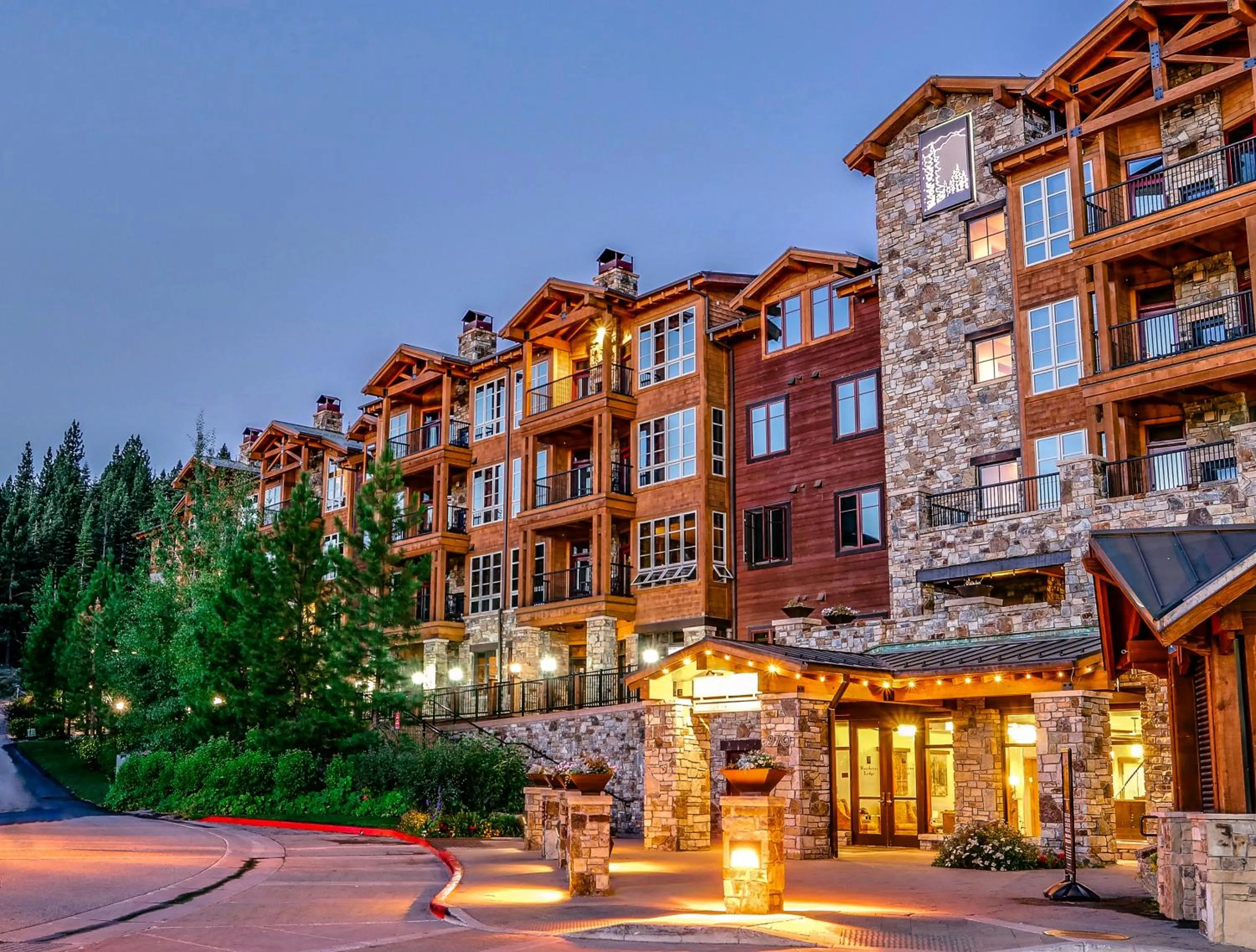Property building in Hyatt Vacation Club at Northstar Lodge