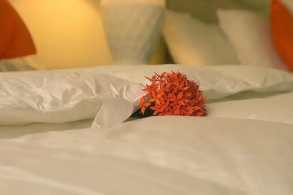 Bed in Sunset Shores Beach Hotel Bed in Sunset Shores Beach Hotel