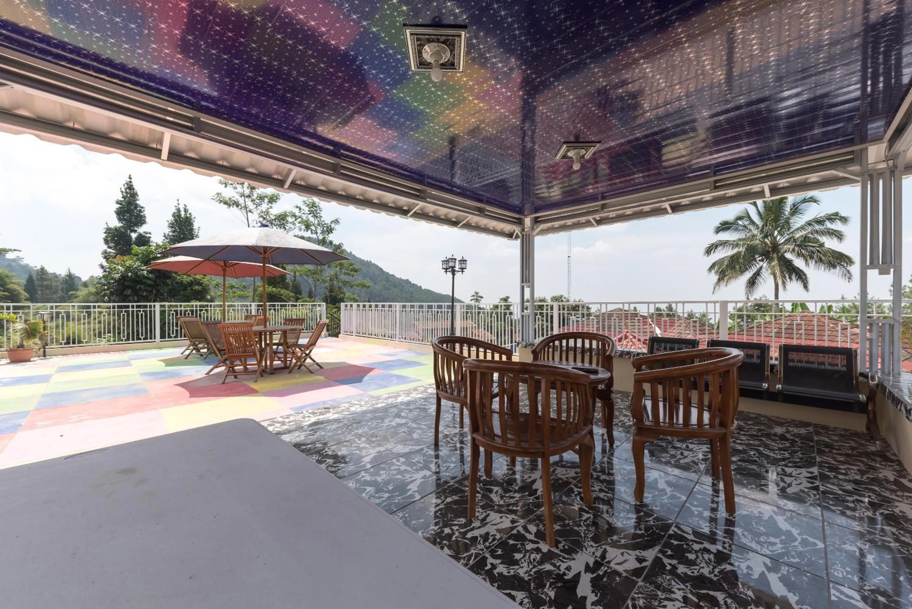 Seating area in RedDoorz Resort @ Ciater 2