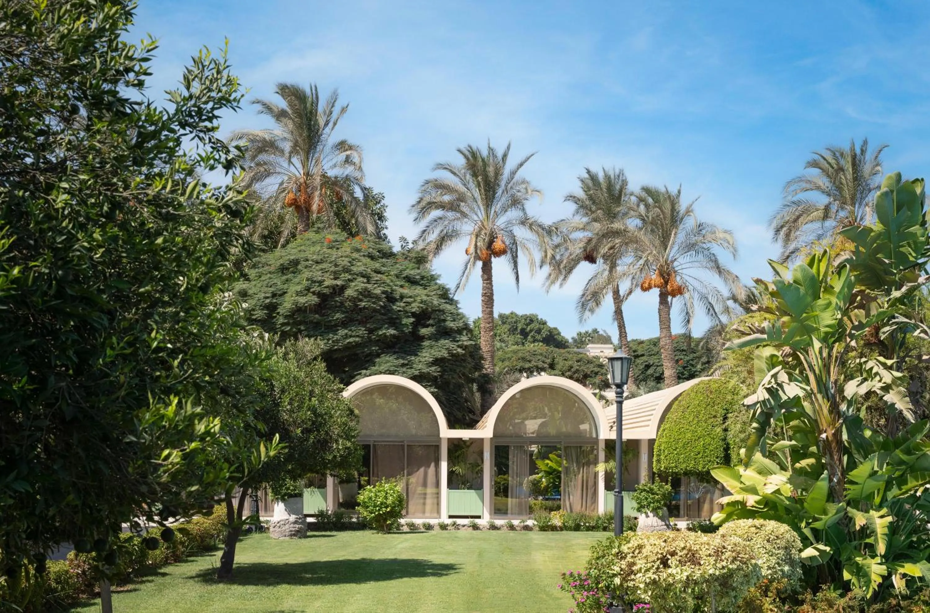 Property building in JAZ Pyramids Resort