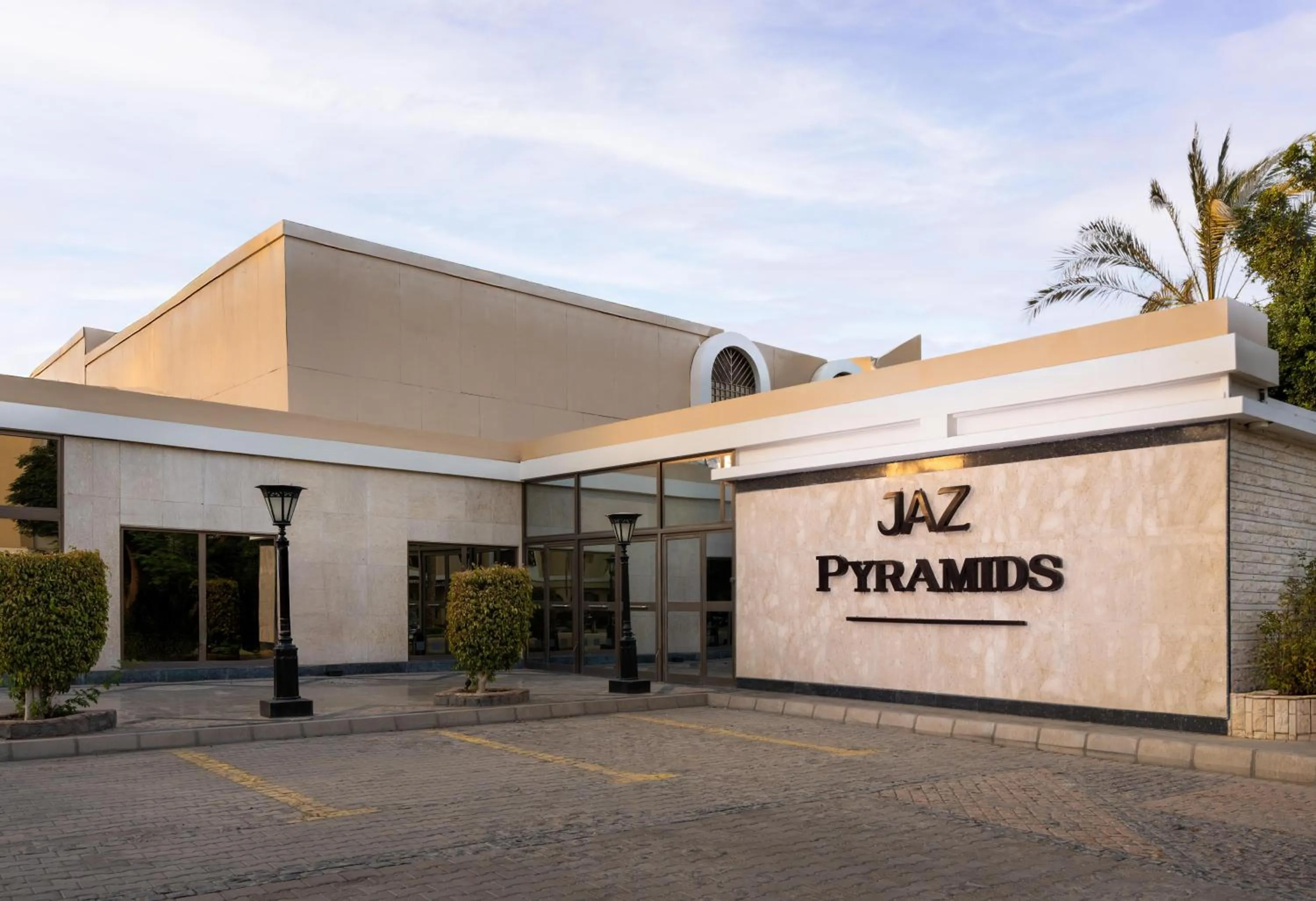 Property building in JAZ Pyramids Resort