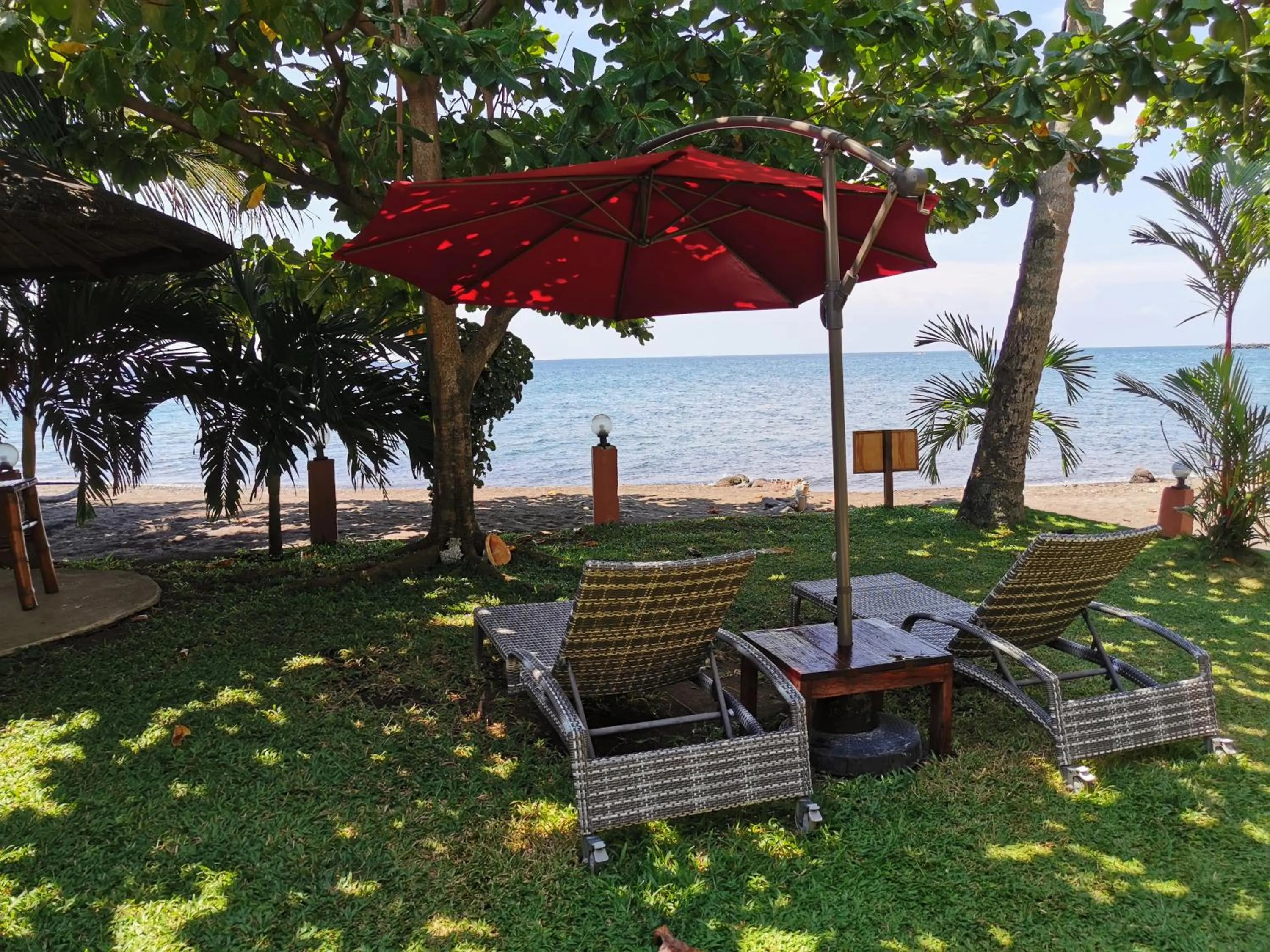 sunbed in Marianita's cottages