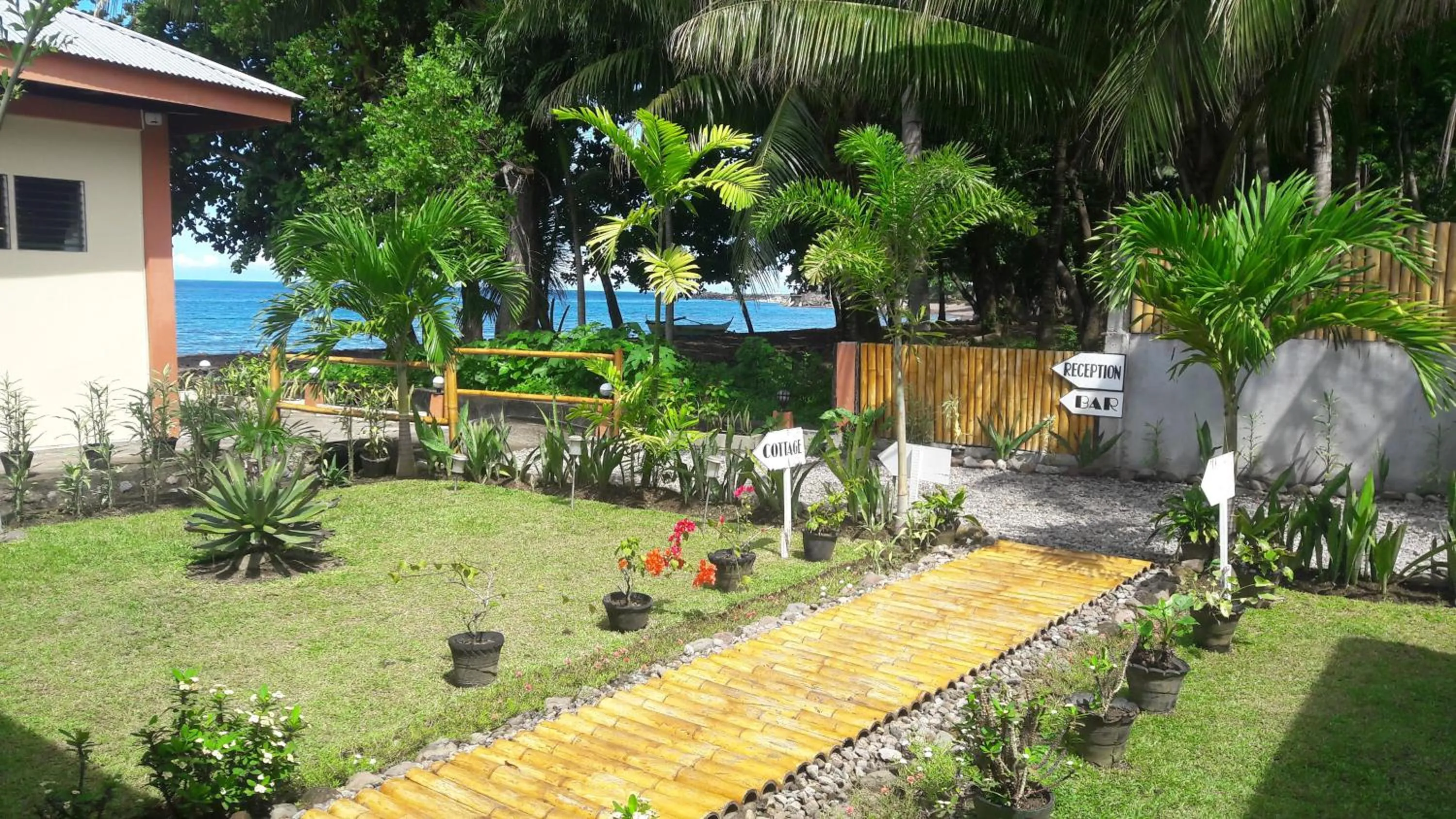 Garden in Marianita's cottages