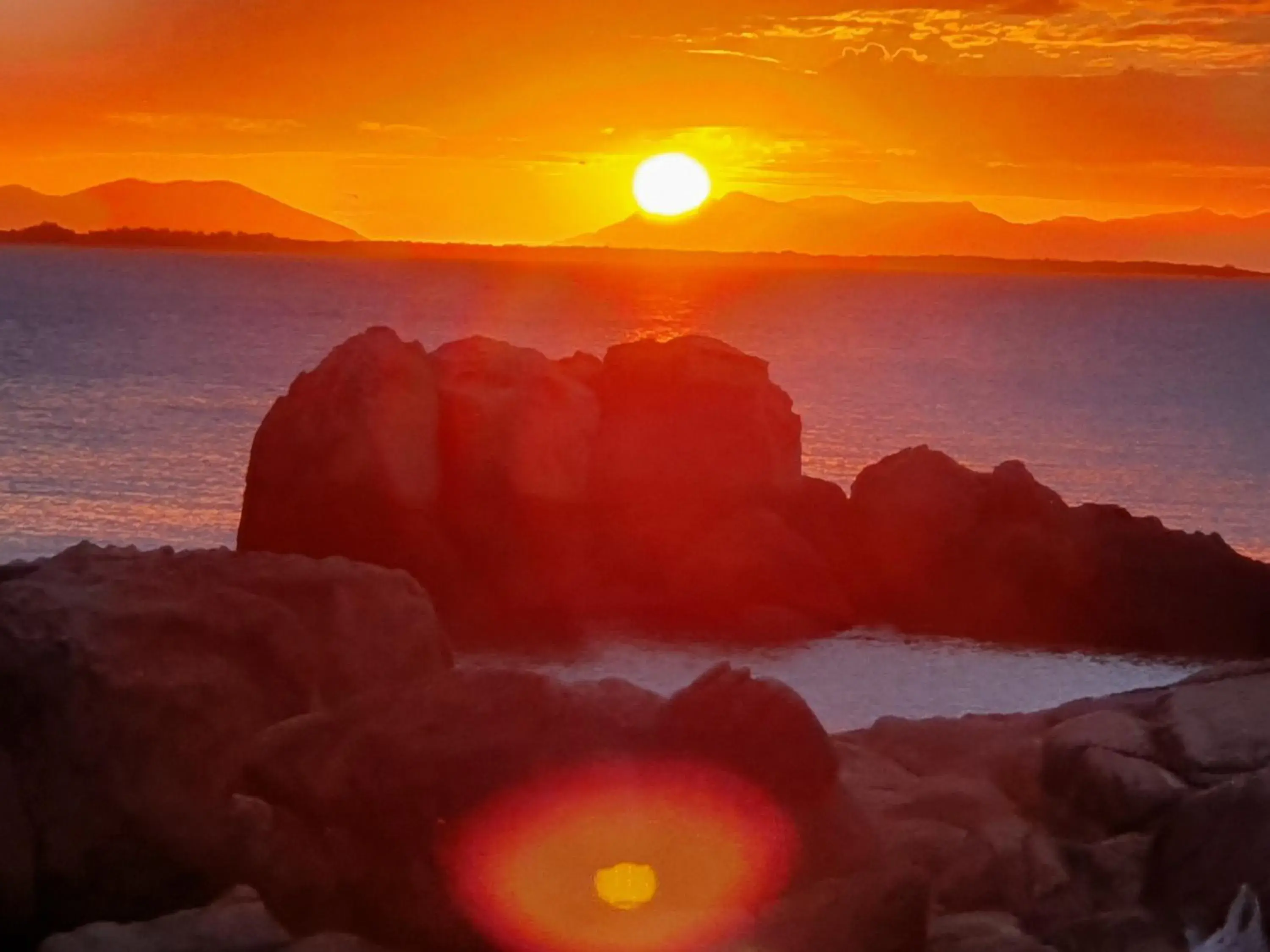 Sunset in Whitsunday Sands Resort Sunset in Whitsunday Sands Resort