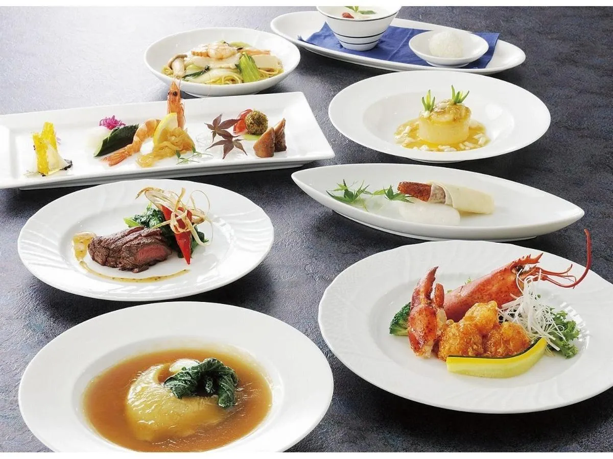 Food close-up in Akita Castle Hotel