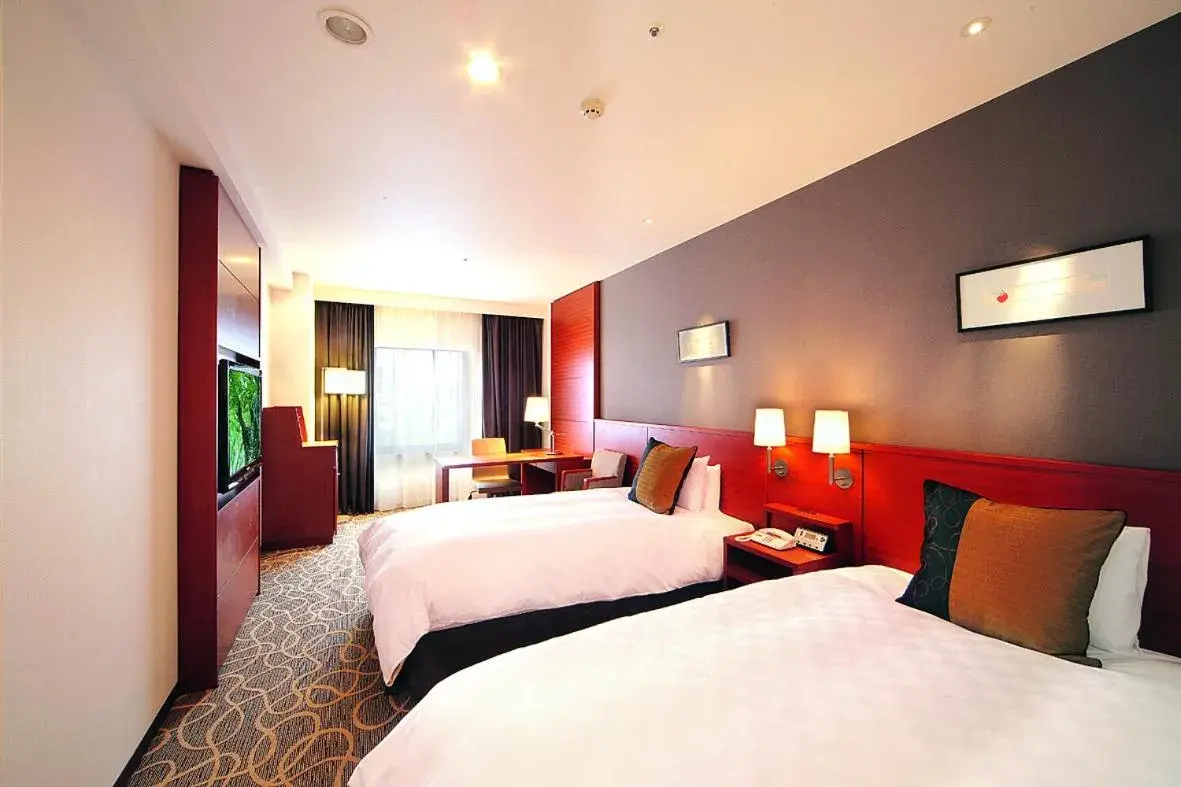 Photo of the whole room, Bed in Akita Castle Hotel Photo of the whole room, Bed in Akita Castle Hotel