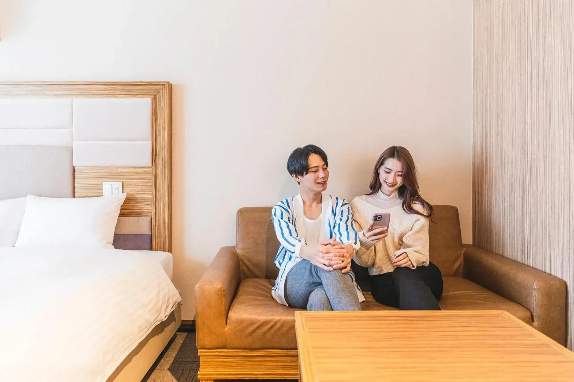 Photo of the whole room, Bed in HOTEL RELIEF Namba Daikokuchou Photo of the whole room, Bed in HOTEL RELIEF Namba Daikokuchou