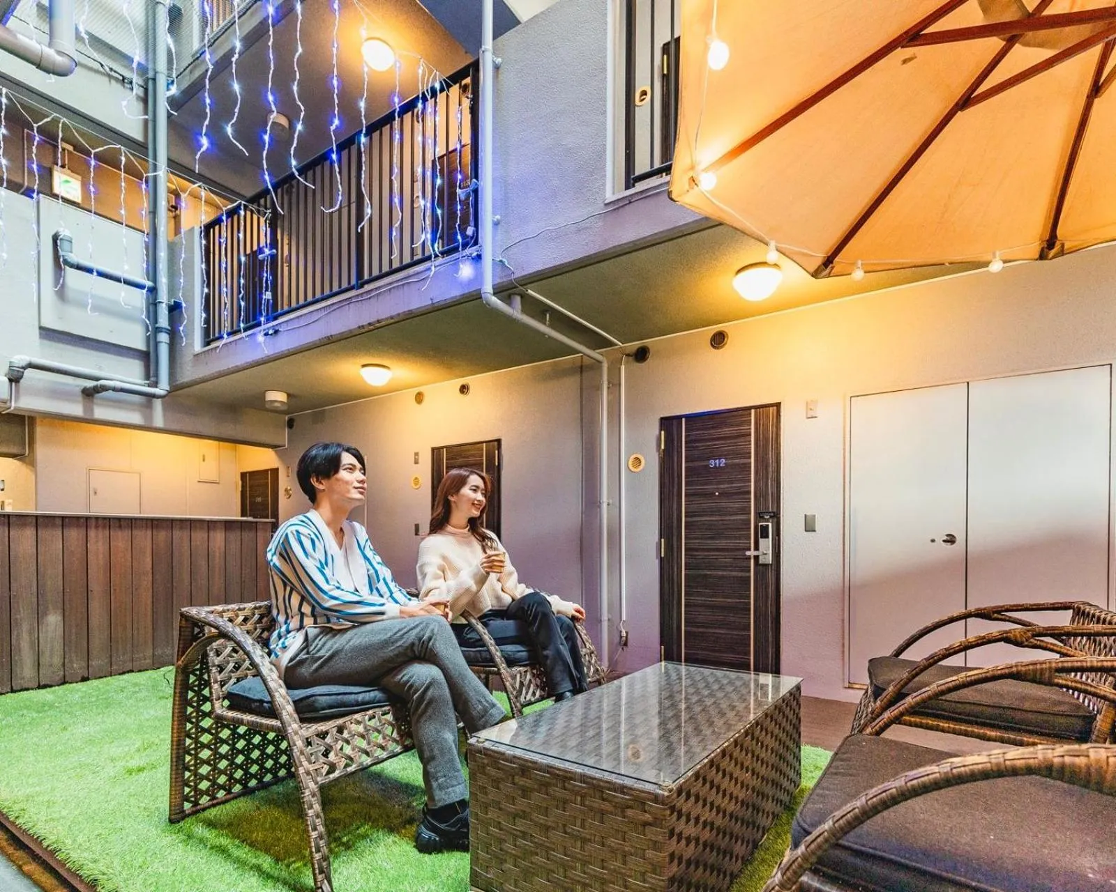 Balcony/Terrace in HOTEL RELIEF Namba Daikokuchou