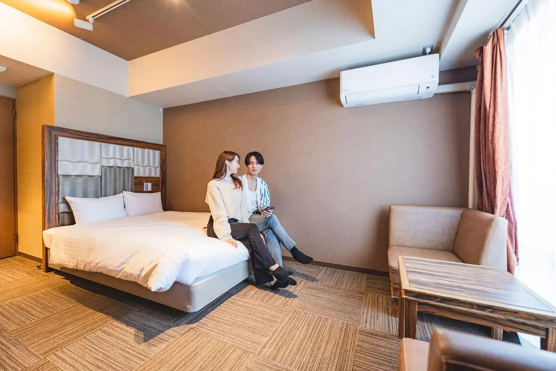 Photo of the whole room, Bed in HOTEL RELIEF Namba Daikokuchou Photo of the whole room, Bed in HOTEL RELIEF Namba Daikokuchou