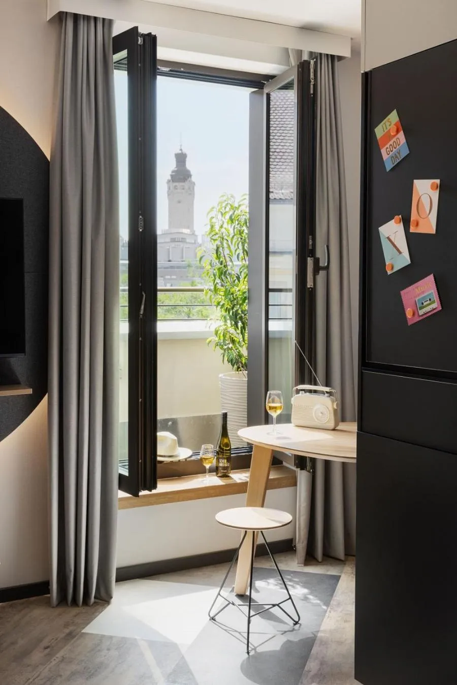 Balcony/Terrace in Stay KooooK Leipzig City - Online Check In