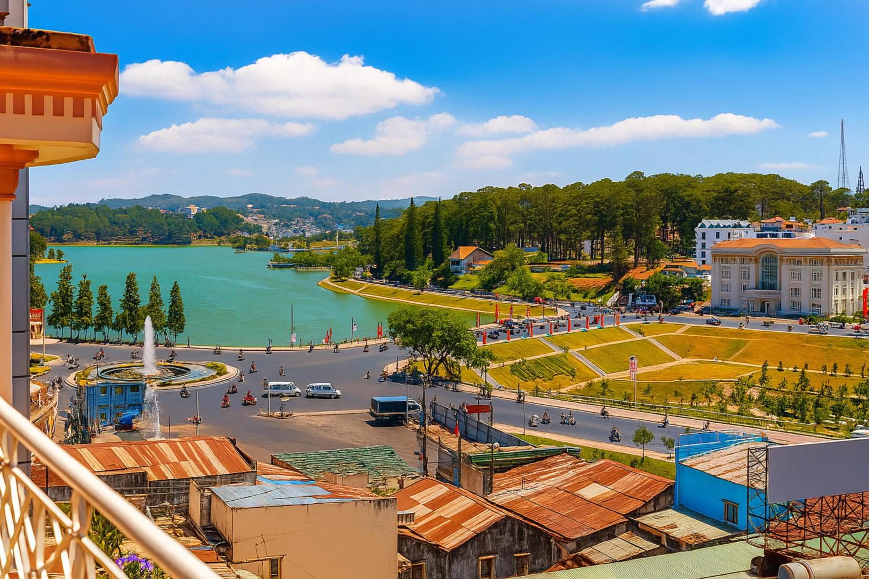 Property building in Thanh Long Da Lat Hotel
