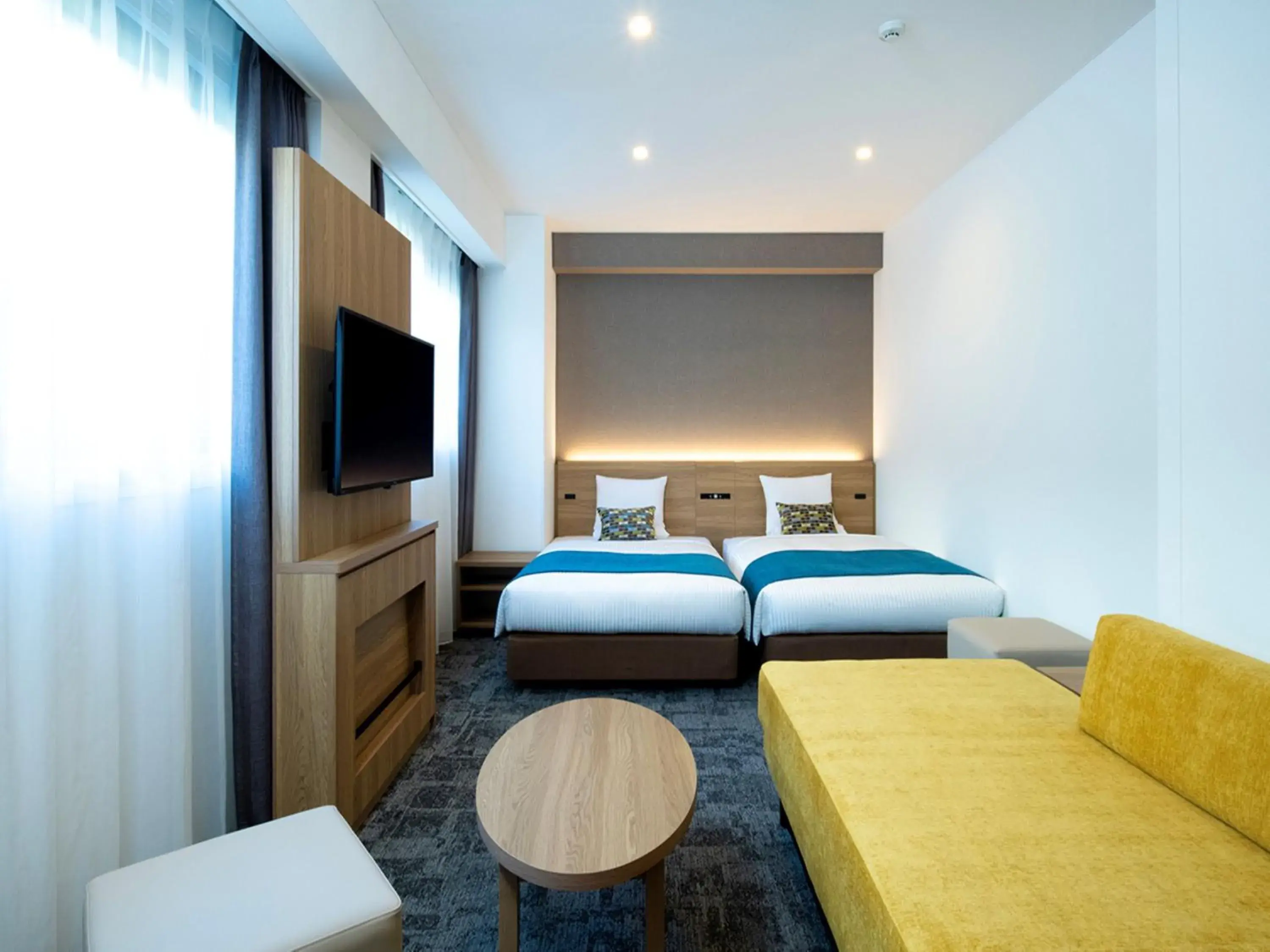 Photo of the whole room, Bed in FLEXSTAY INN Shinurayasu Photo of the whole room, Bed in FLEXSTAY INN Shinurayasu