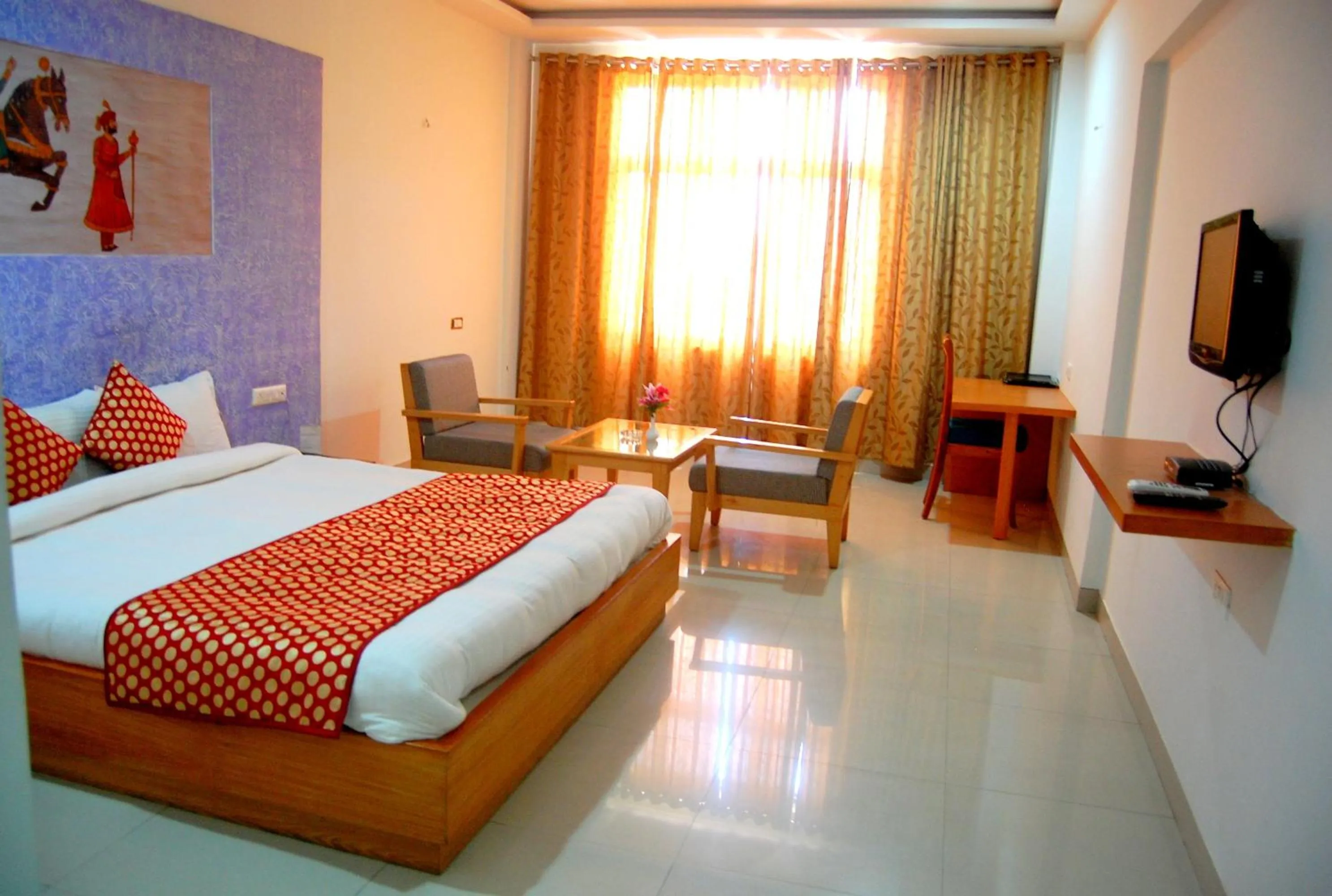 Photo of the whole room, Bed in Ranbanka Heritage Resort 1 km from Bhilwara Railway Station
